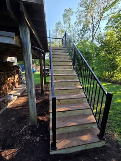 Deck construction in Clarkston