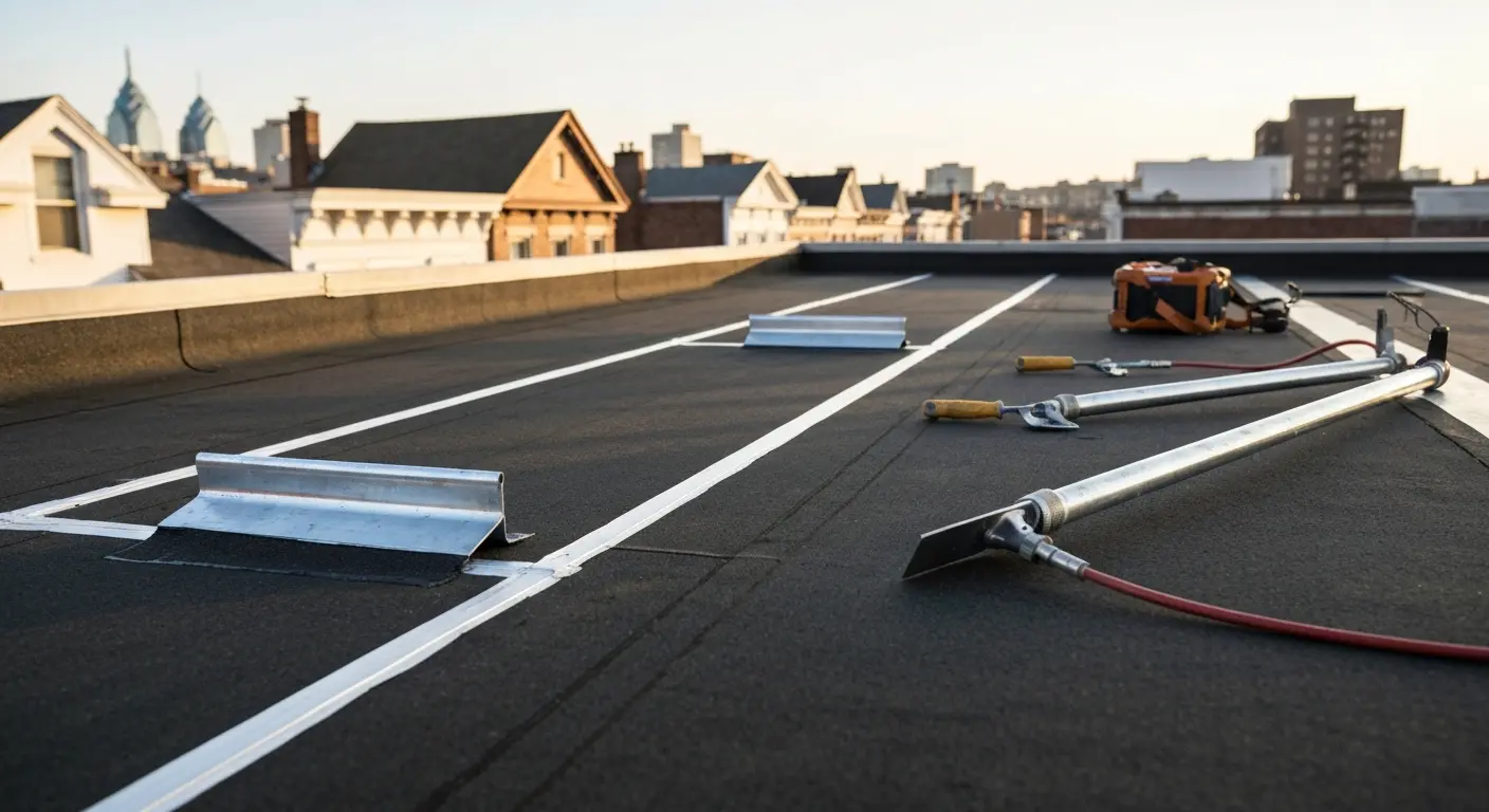 Flat roof repair in Northern Liberties