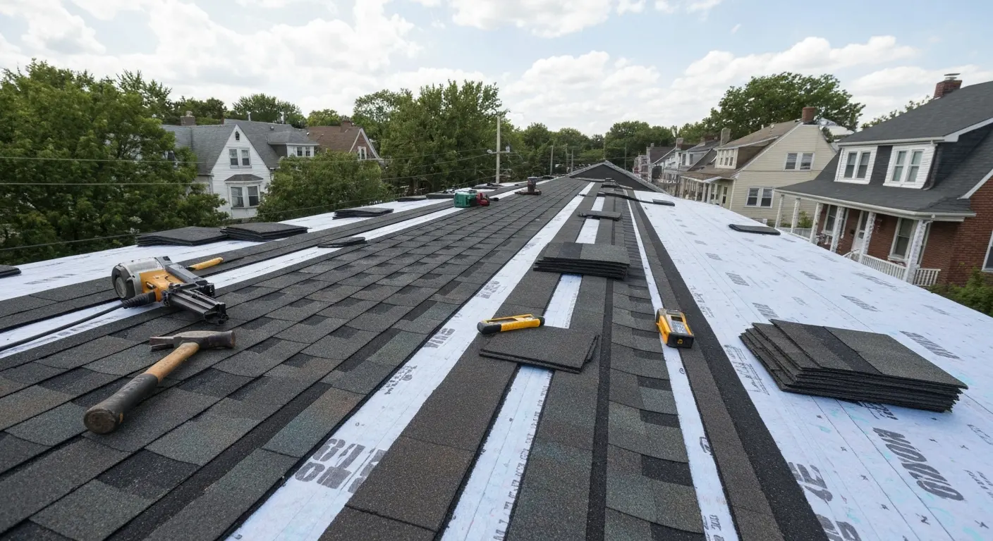 New roof installation Northeast Philadelphia