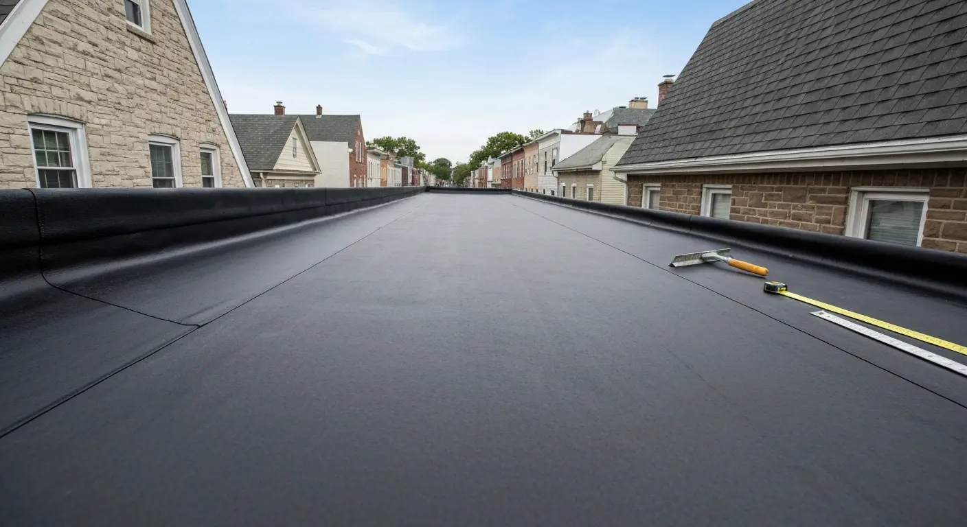 New roof installation