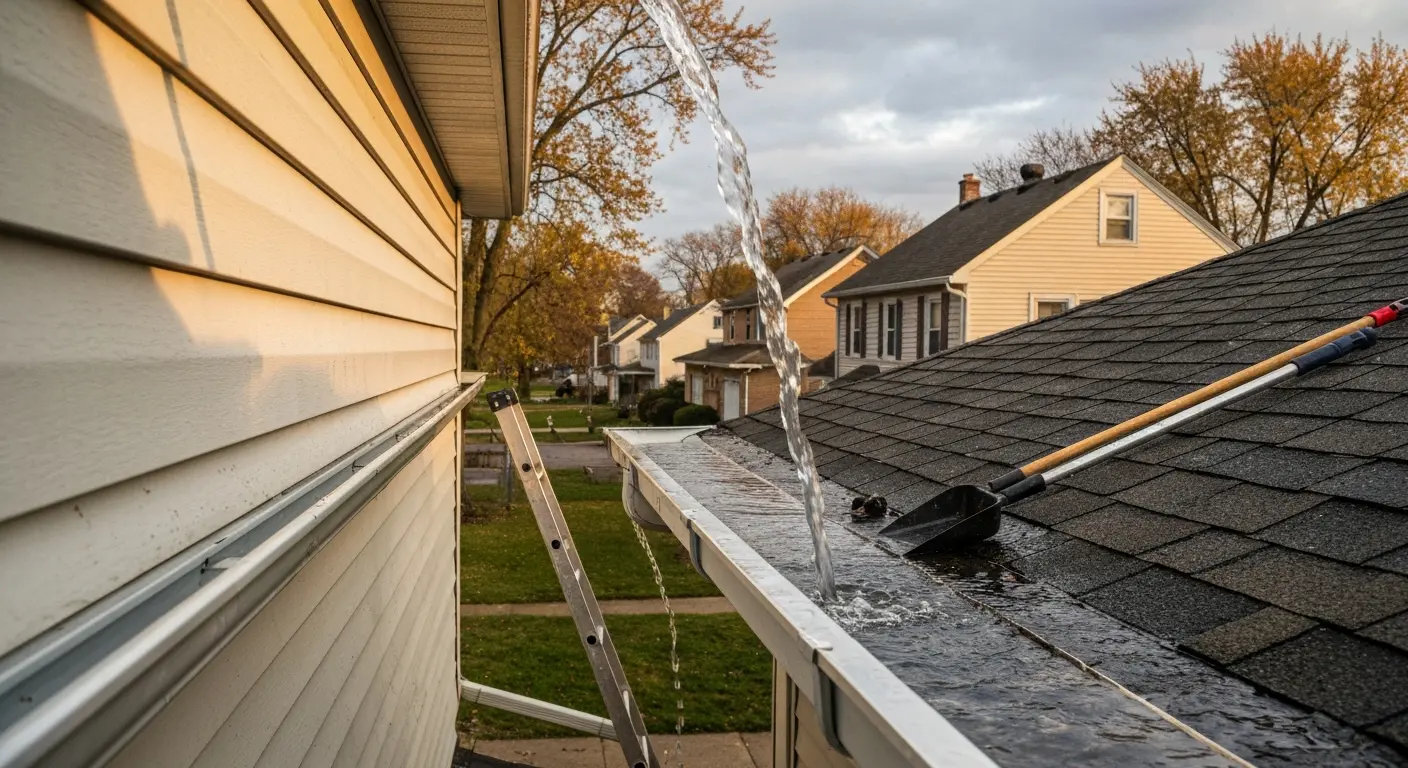 Gutter cleaning service in Morrell