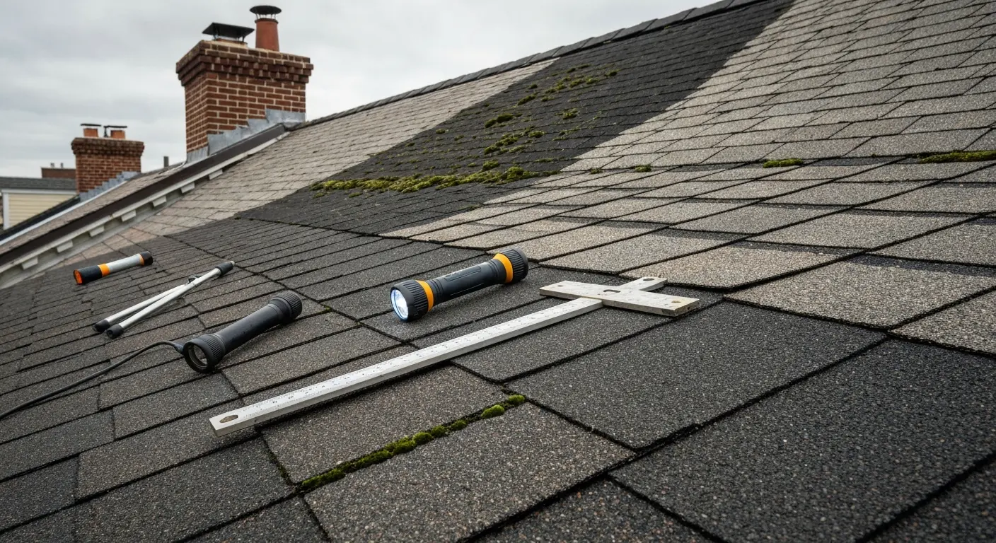 Roof inspection and maintenance check