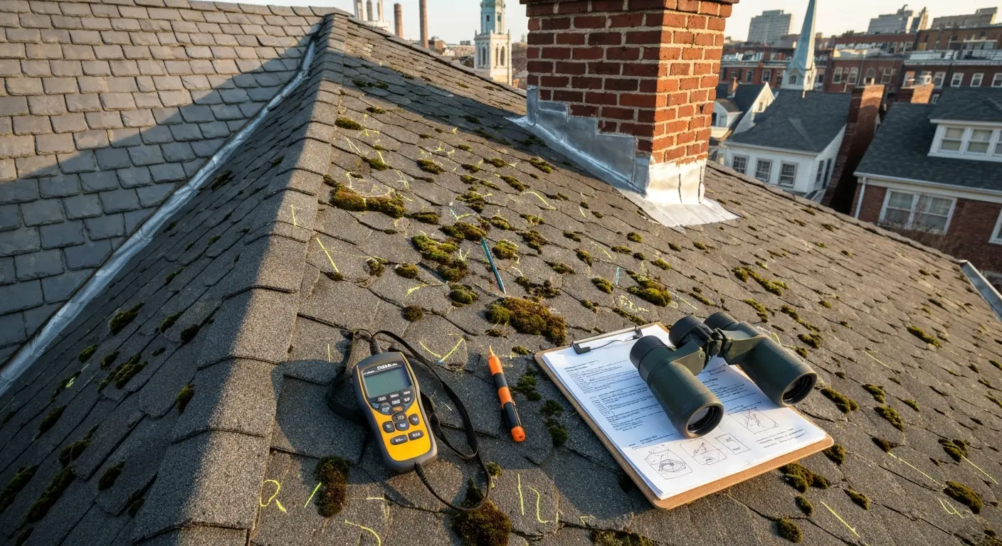 Roof leak inspection and diagnosis