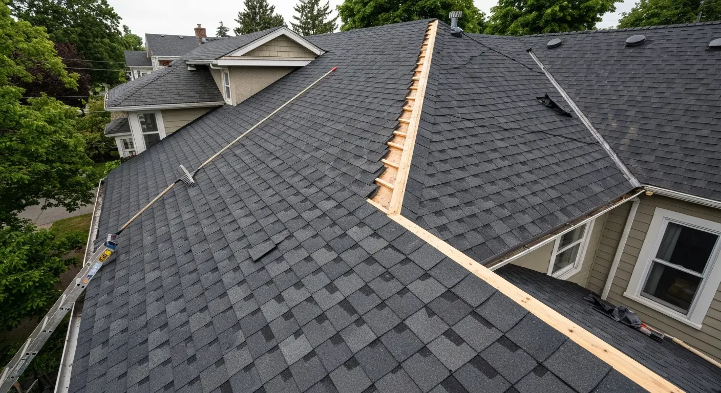 New roof installation on Kensington home