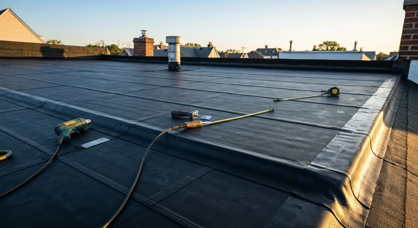 Flat roof repair and maintenance