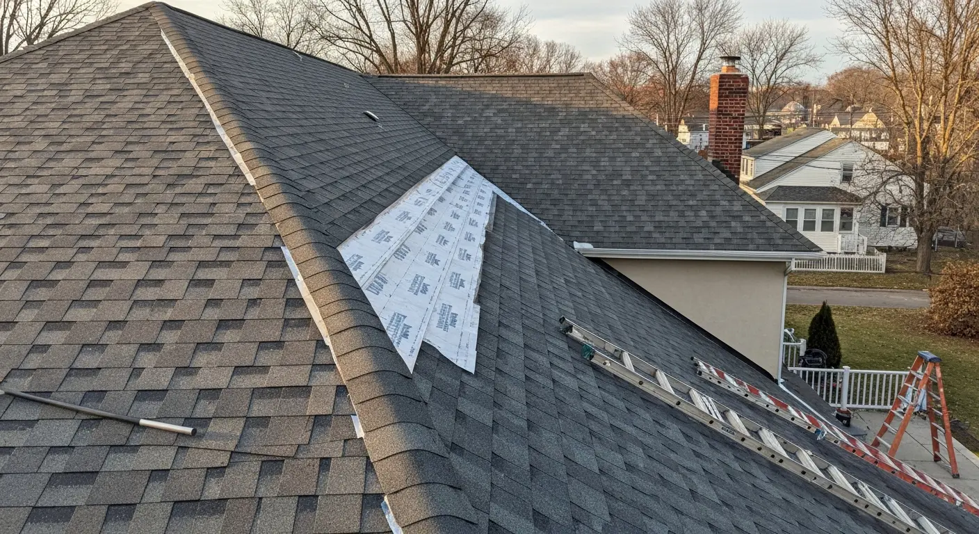 Full roof replacement in Morrell neighborhood