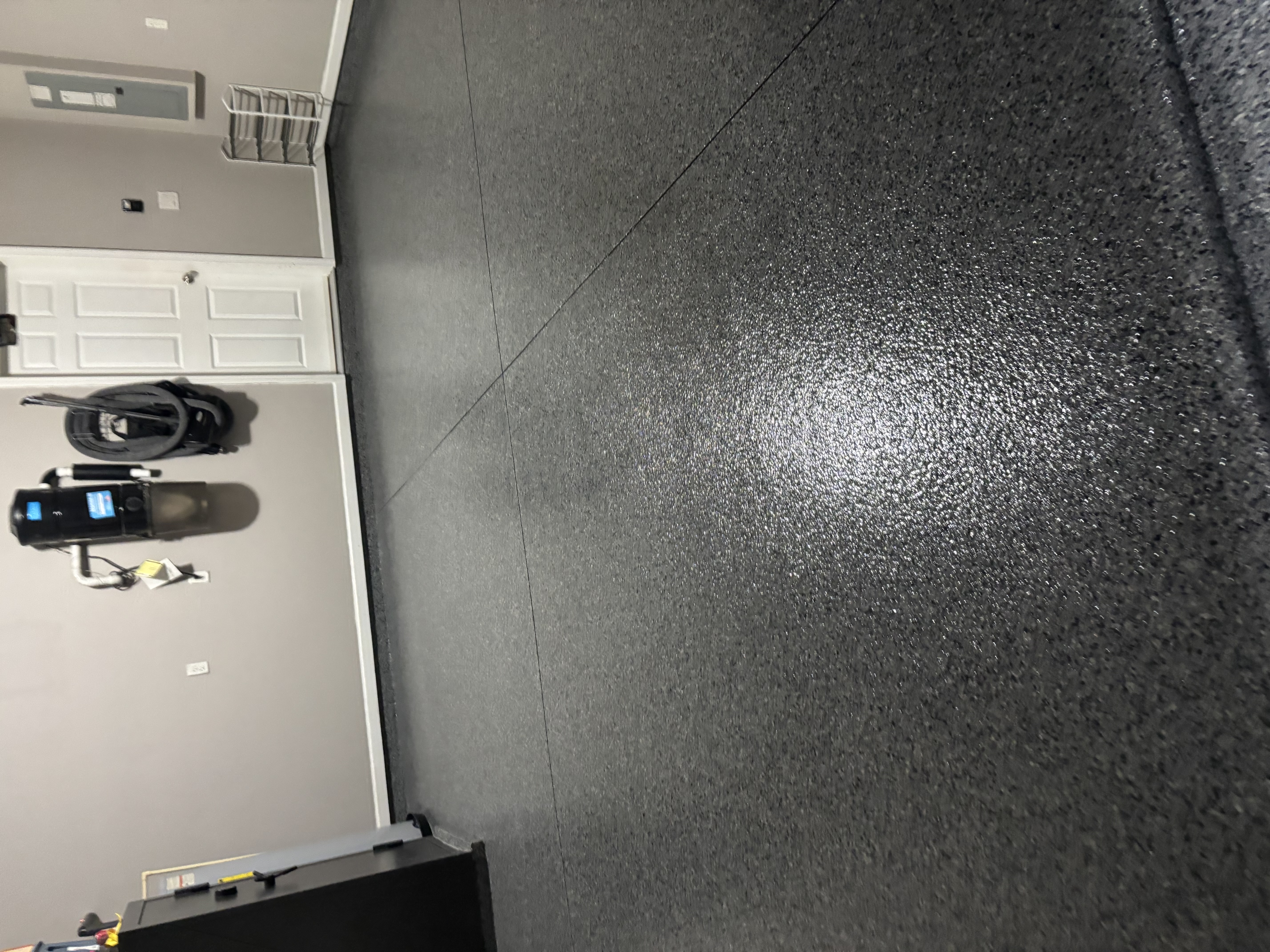 Garage Concrete Transformation — finished floor by Zero Max Service