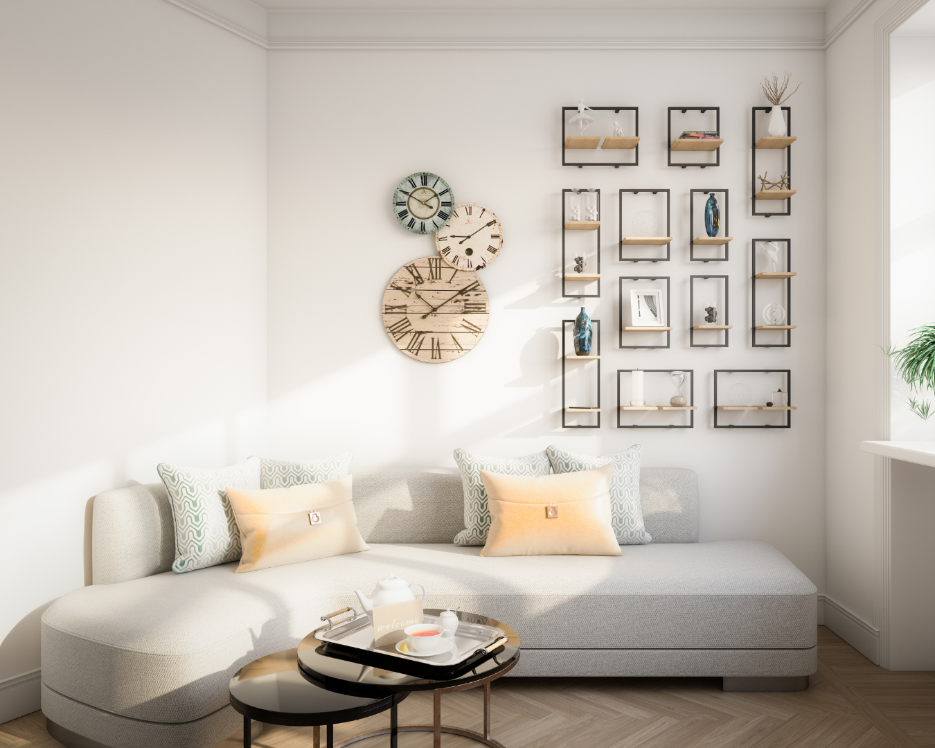 Custom interior home painting featuring smooth wall finishes, crisp trim lines, and professionally applied neutral tones.