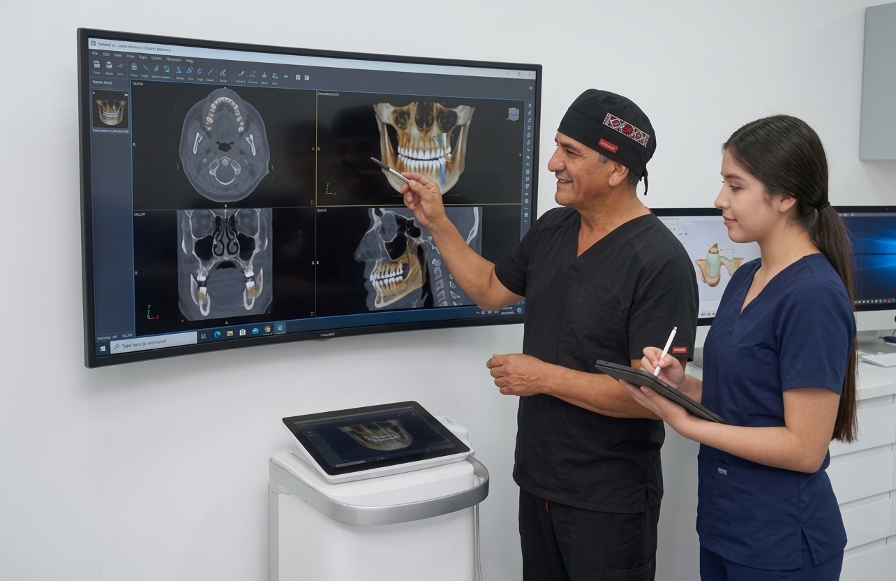 Dr. Nelson Silva trabajando