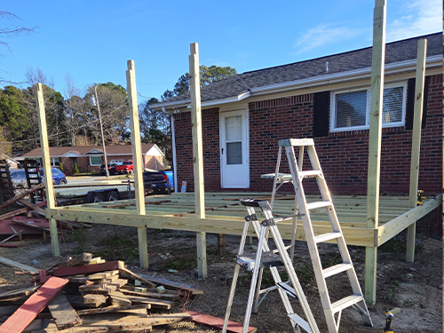  Deck Construction & Cover Installation