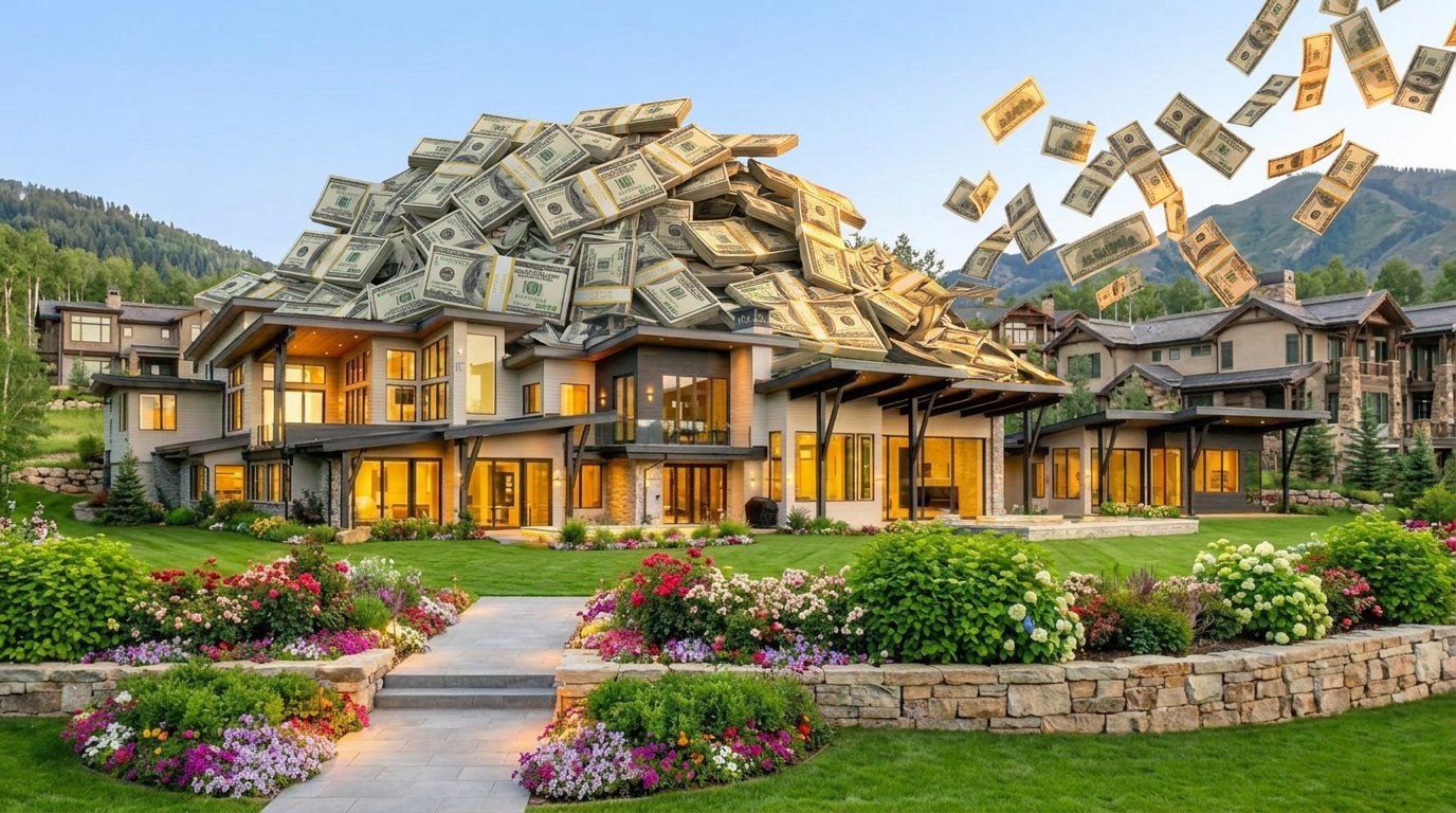 A house with a roof made of cash. The seller with equity is the strongest buyer in a buyer's market. A house with a roof made of cash. The seller with equity is the strongest buyer in a buyer's market.