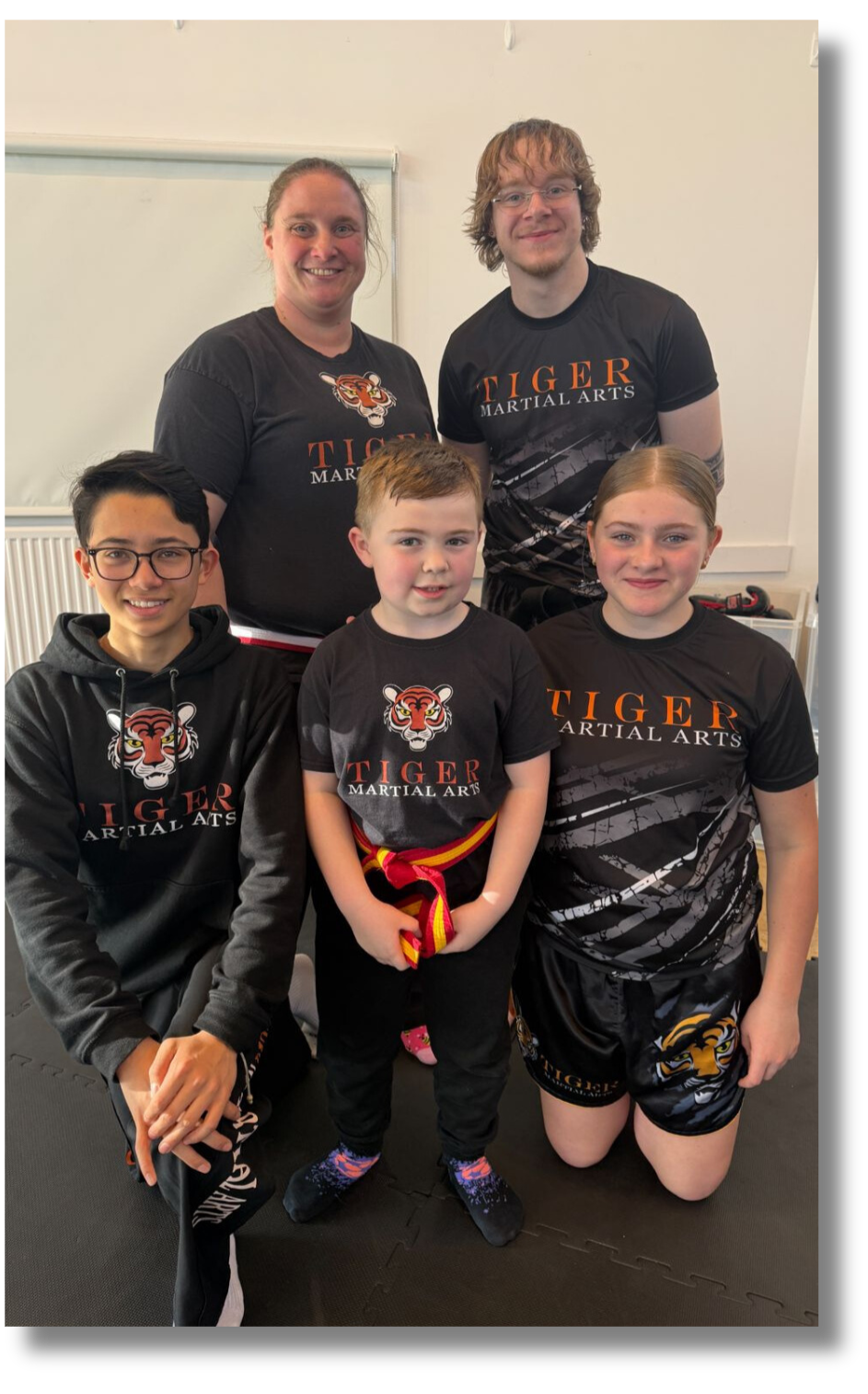 martial arts students