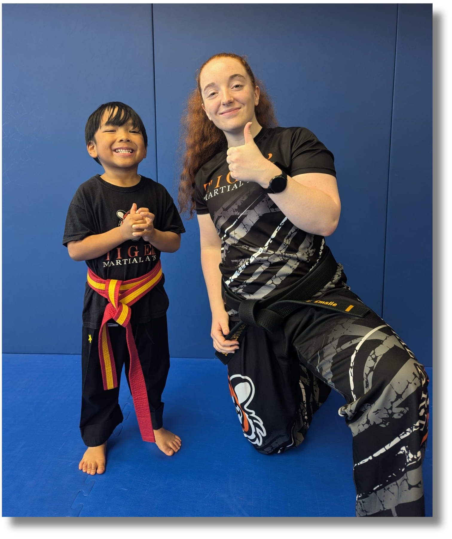 martial arts student and teacher