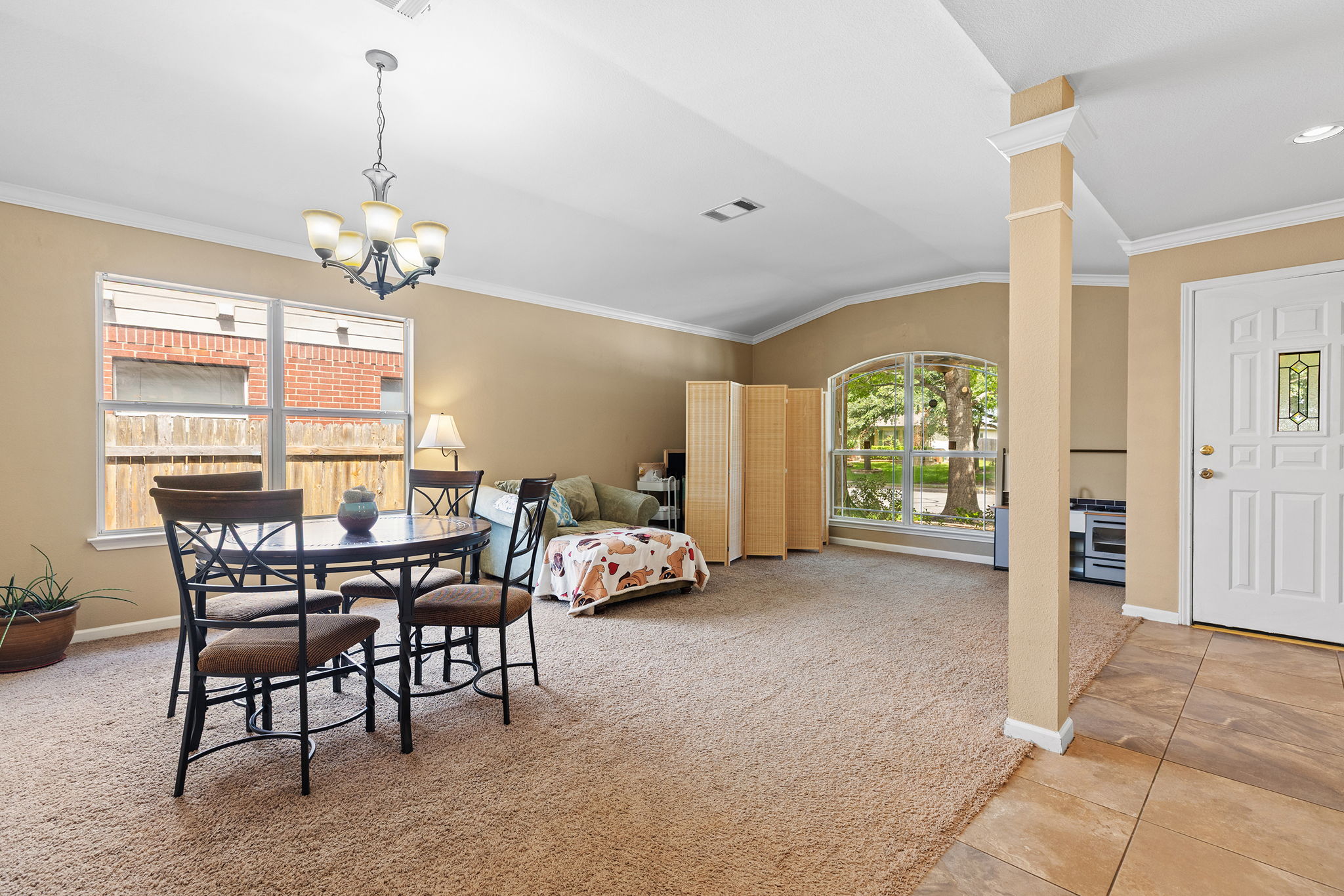 Upstairs bonus loft — a flexible 4th-bedroom or media space