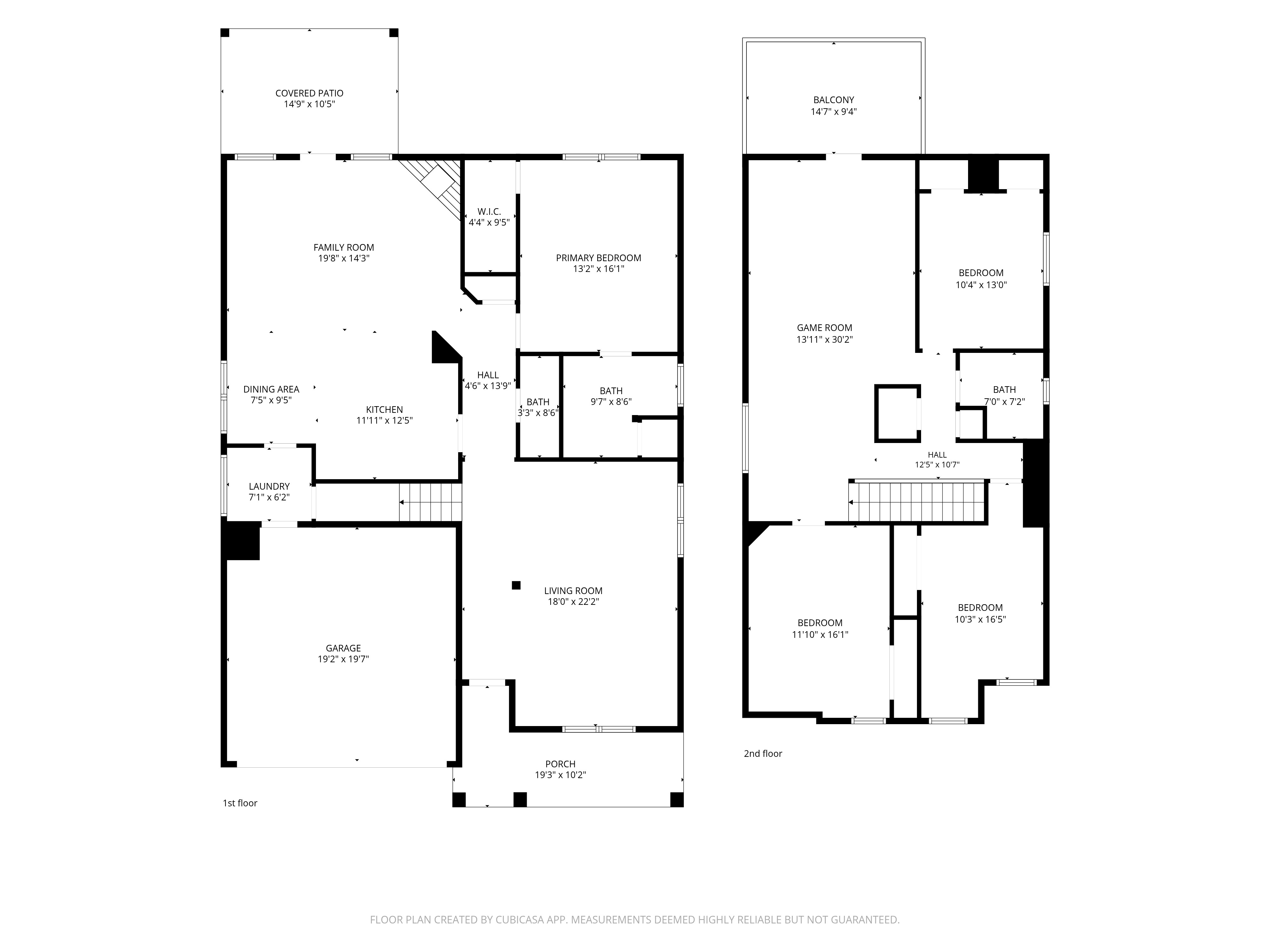 5813 Speyside Dr — both-floor plan with dimensions