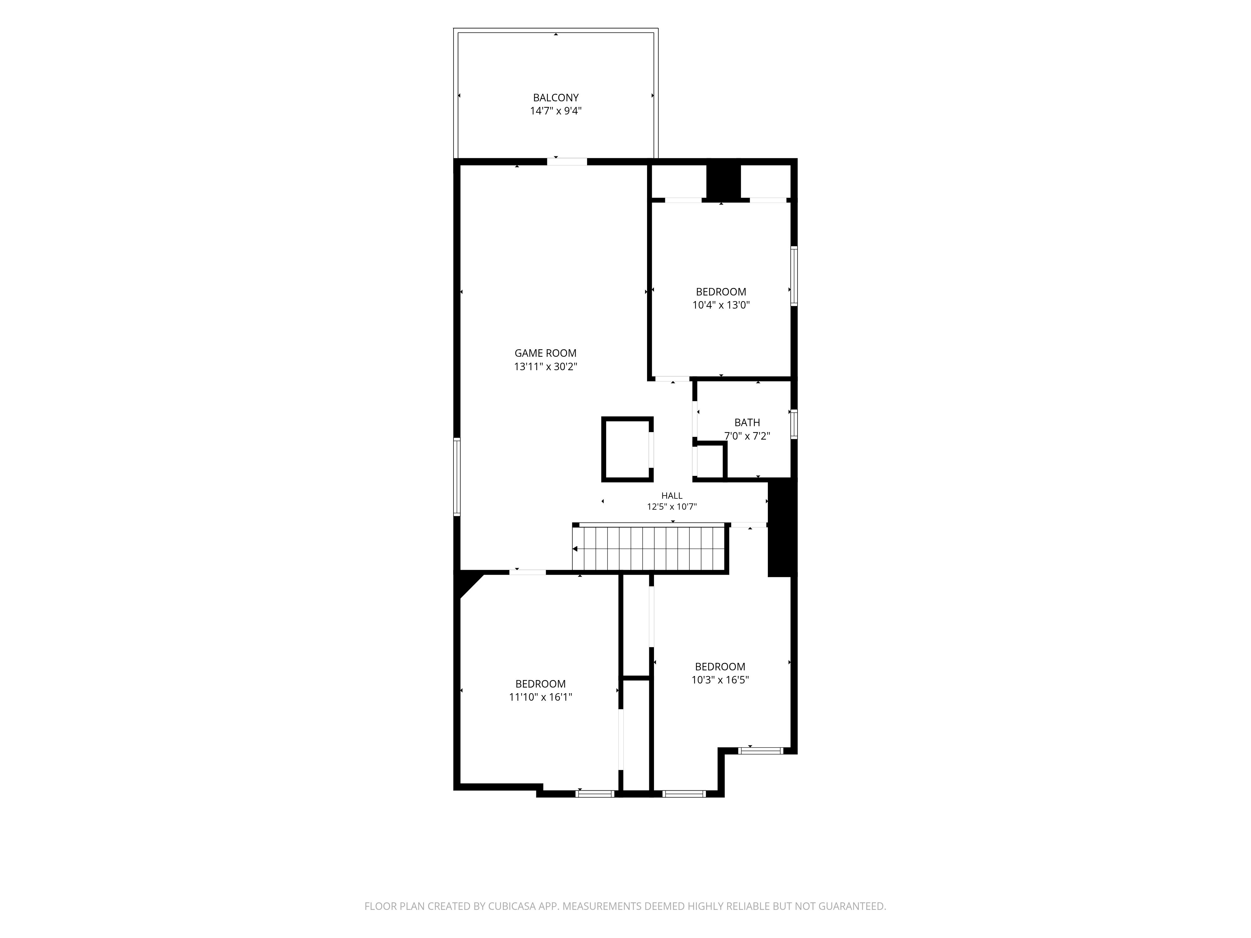 5813 Speyside Dr — 2nd floor plan with dimensions