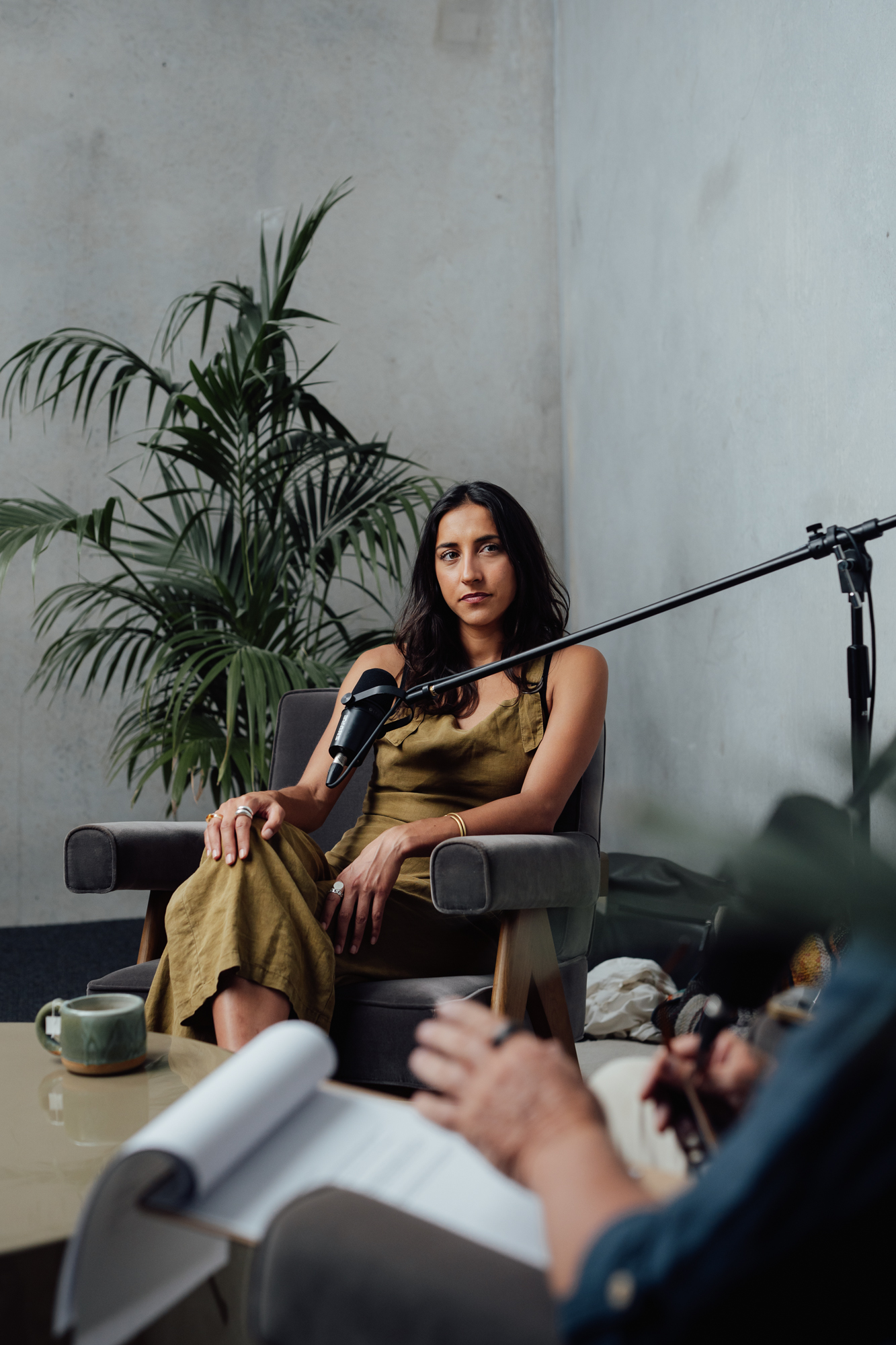 Inside Pod Byron, a video podcast studio in Byron Bay
