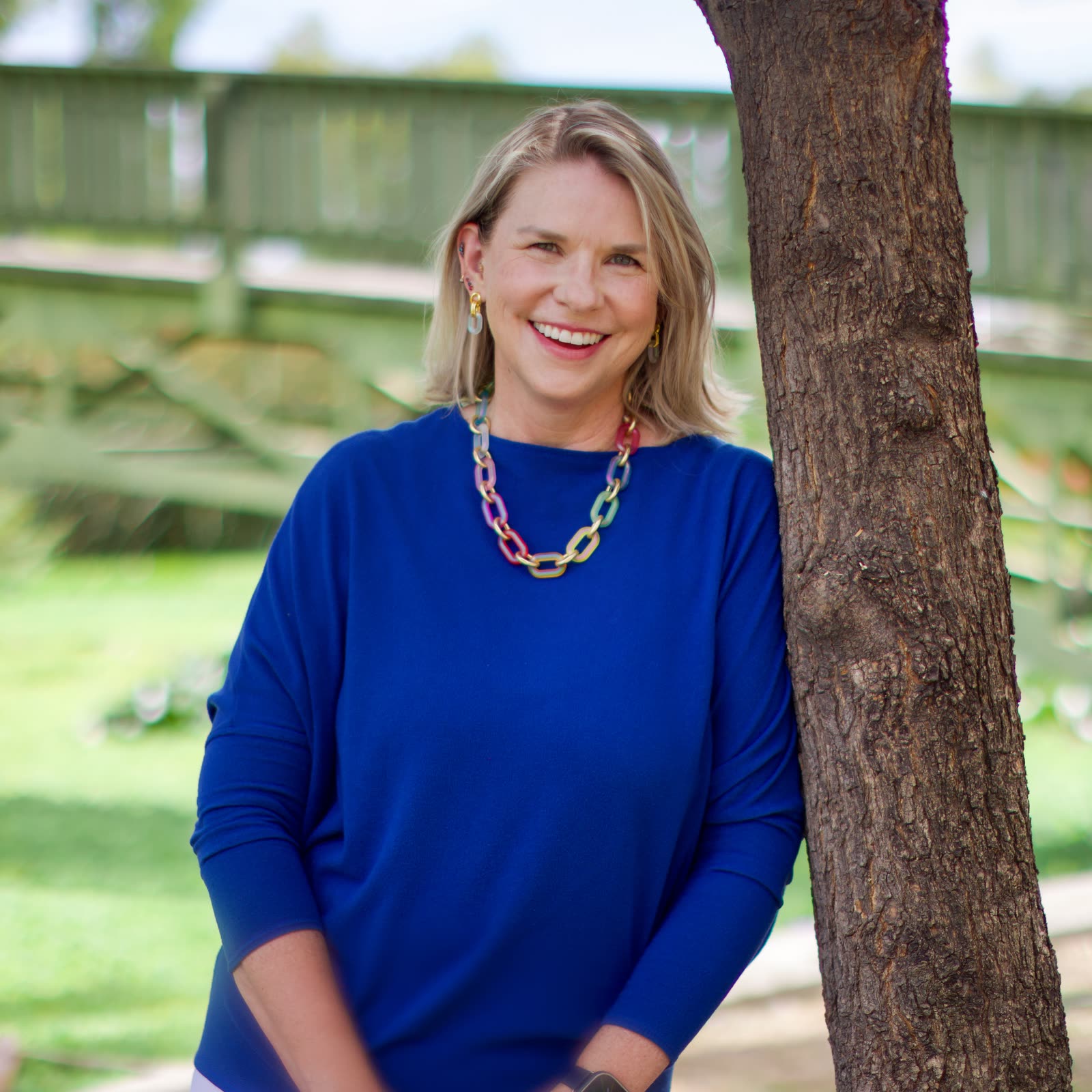 Dori Etter smiling outdoors