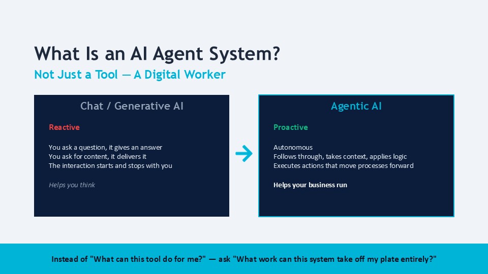 Generative vs Agentic AI