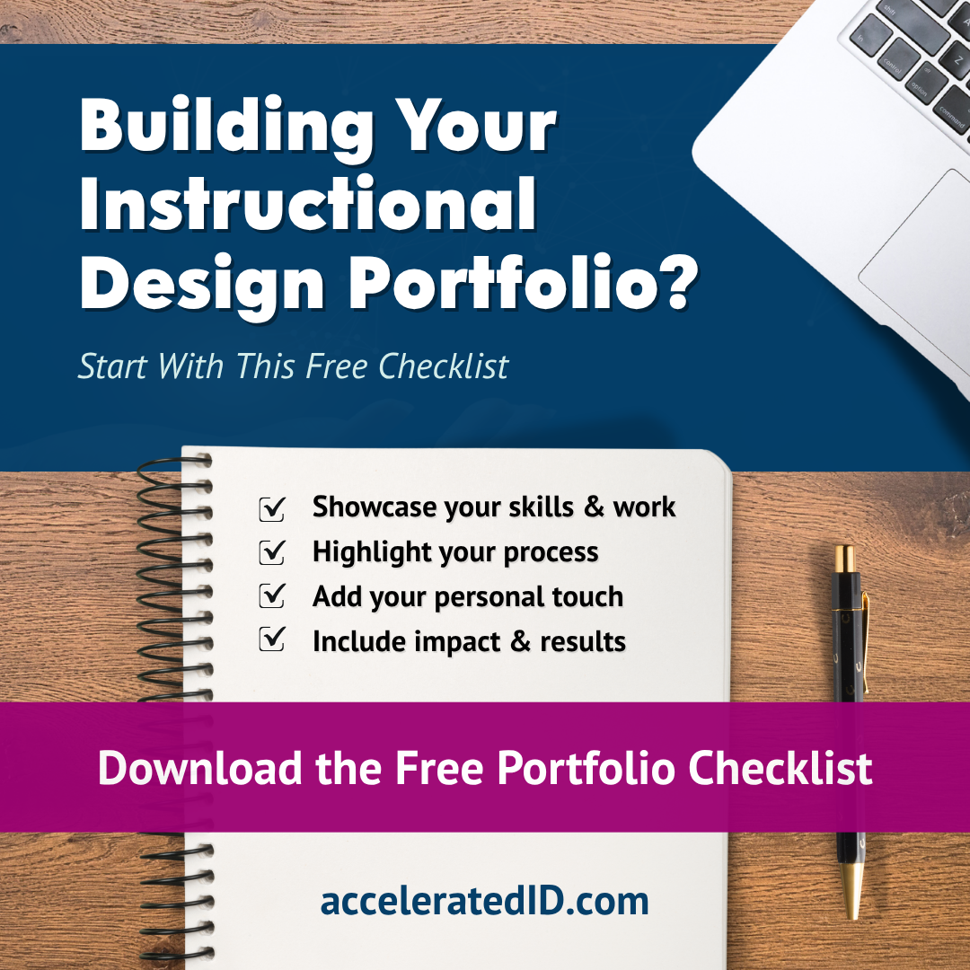 Portfolio Checklist for Instructional Designers | Free Guide