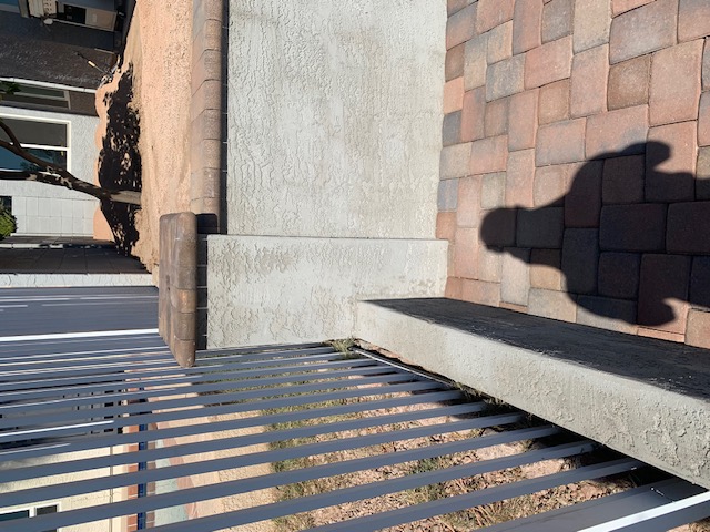 After — finished wide paver driveway and hardscape