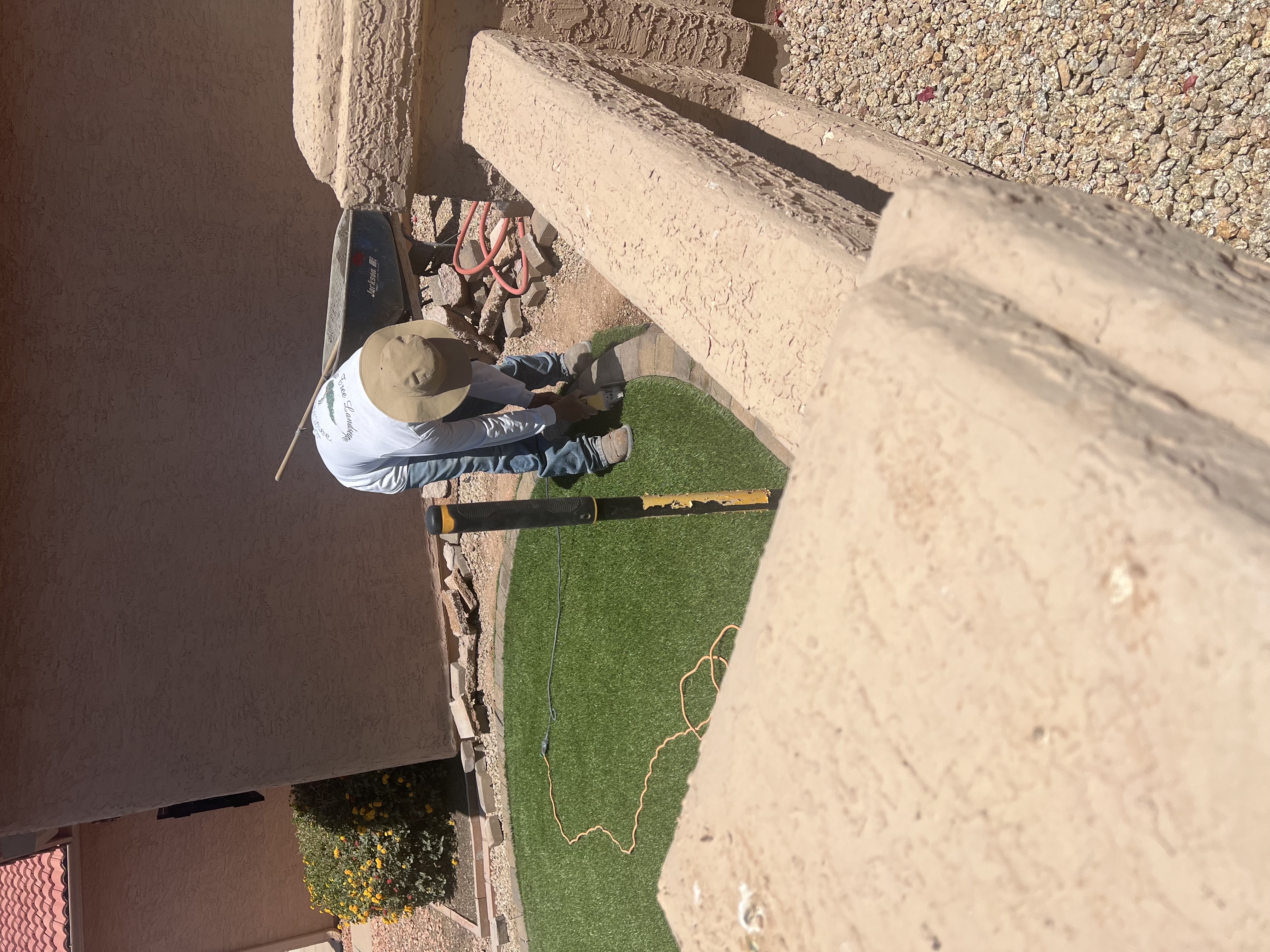 Clean finished front yard turf East Valley