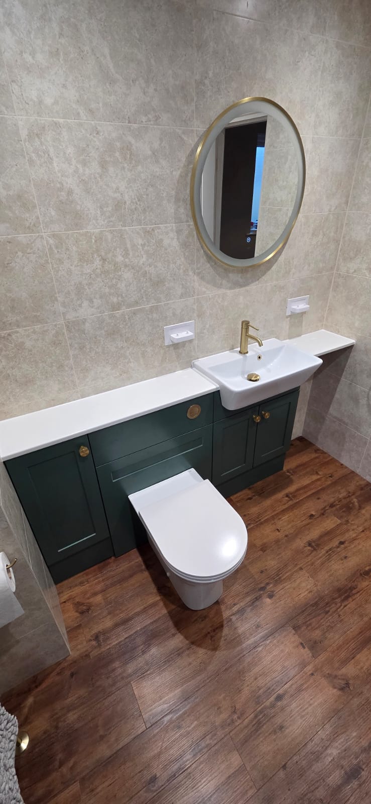 Bathroom installation work