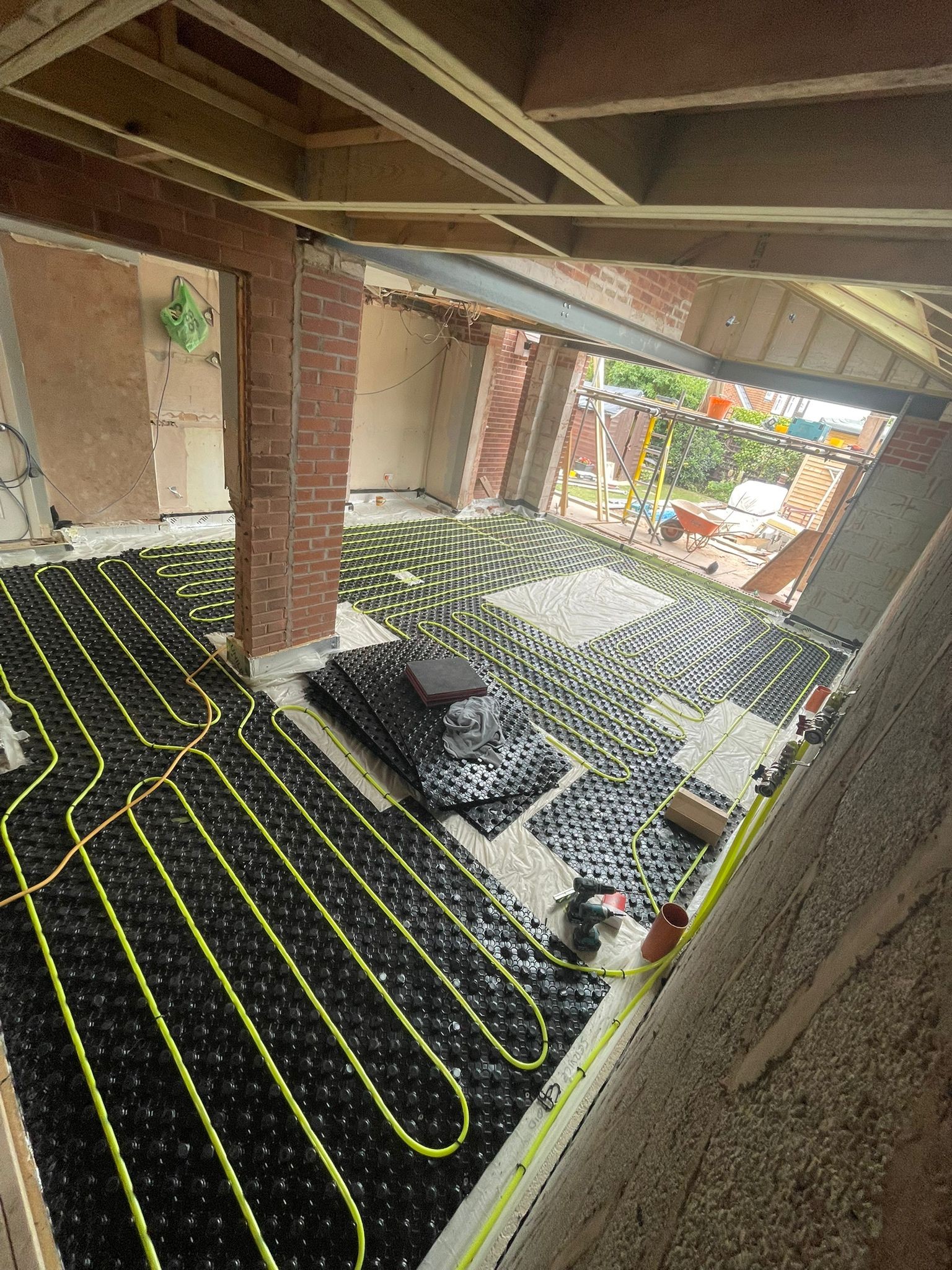 Underfloor heating installation by S.W Hammond Ltd