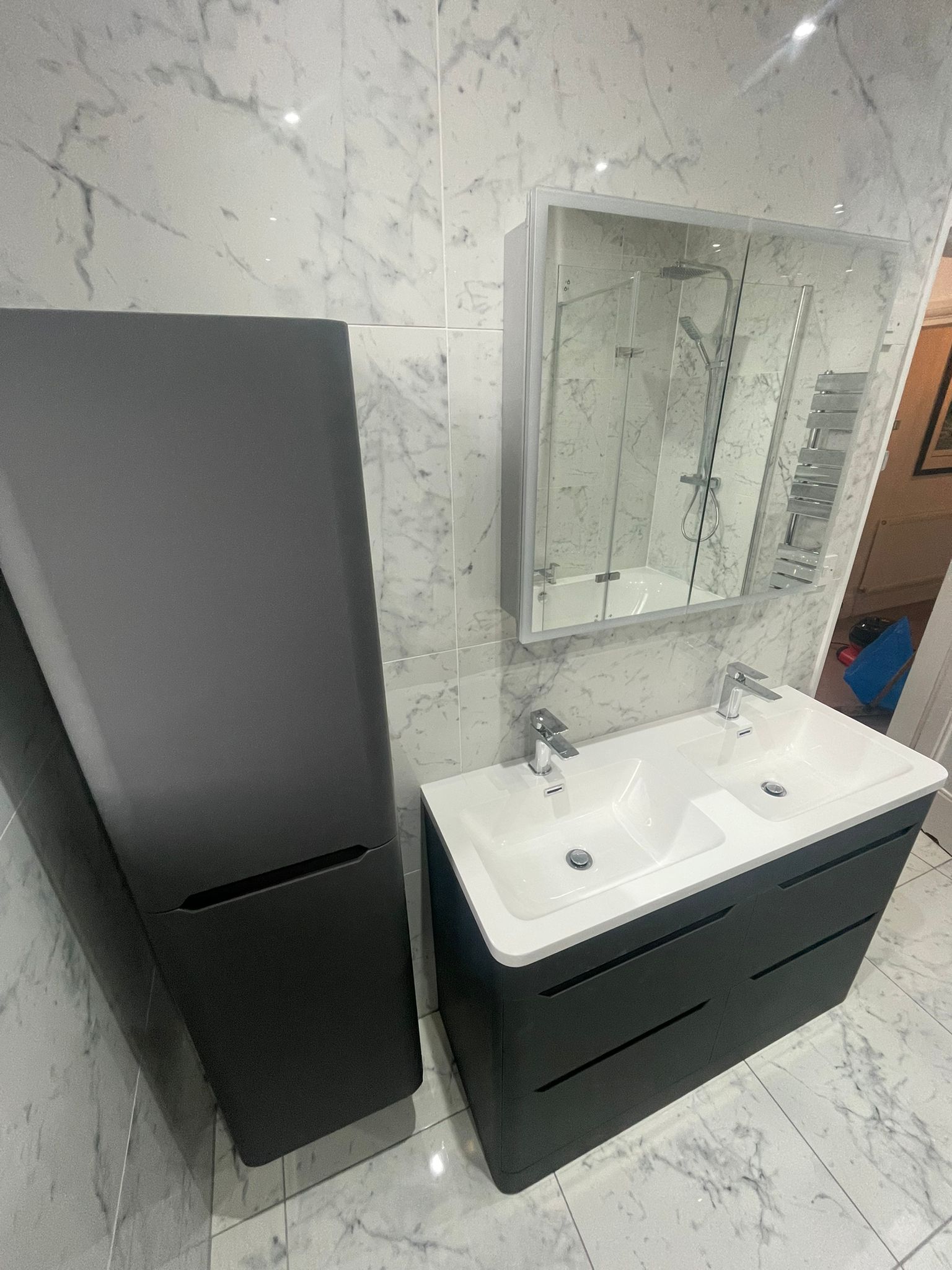 Completed bathroom refurbishment