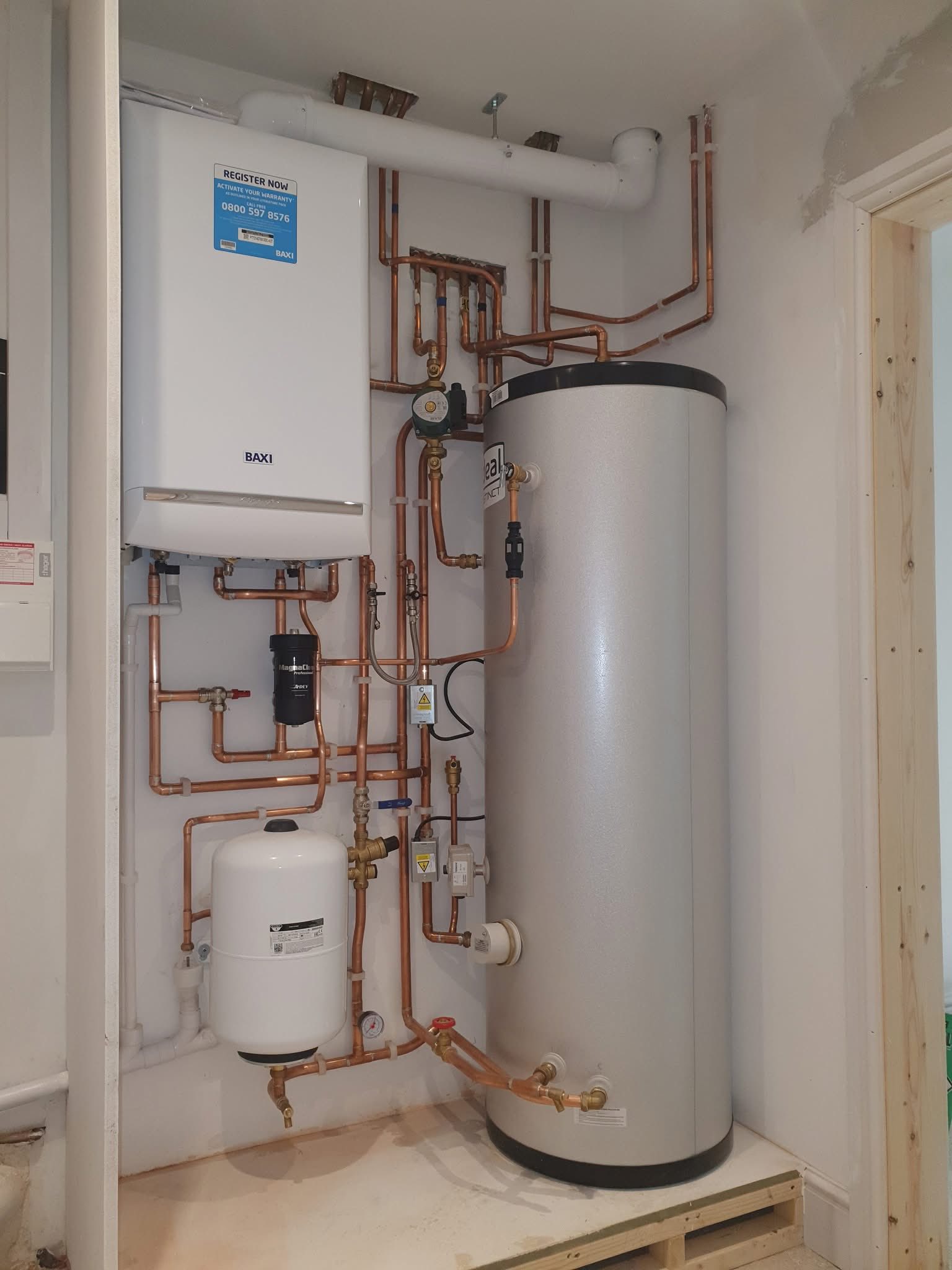 Boiler, plumbing and maintenance work by S.W Hammond Ltd