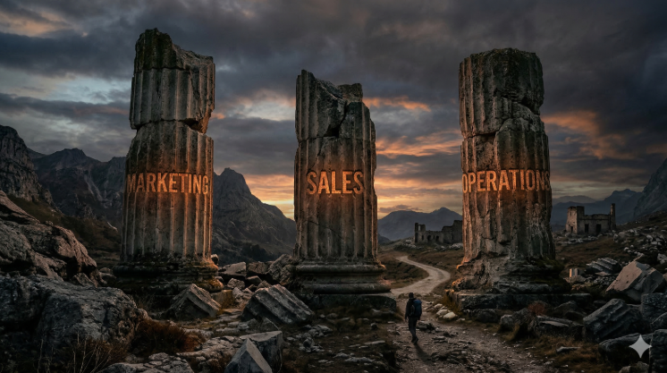 Business Growth Warzone - Disconnected Marketing, Sales, and Operations