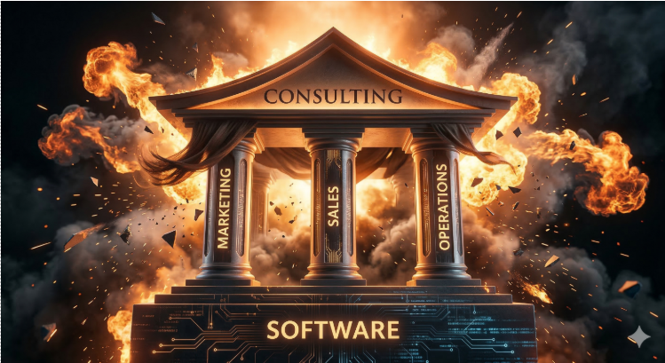 Visual representation of a connected tracking and sales operations system