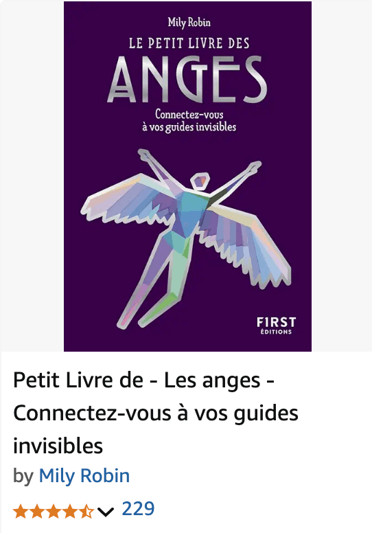 Avis Amazon sur un livre de Mily Robin
