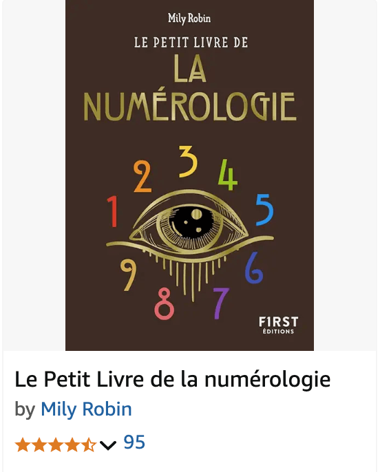 Avis Amazon sur un livre de Mily Robin