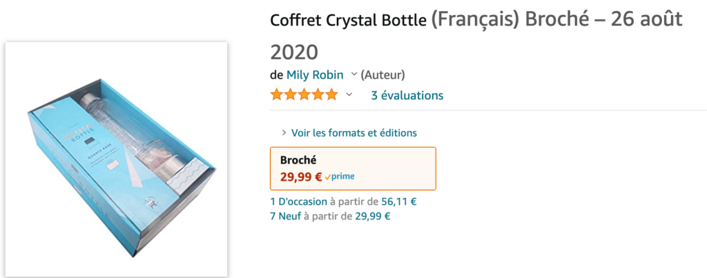 Avis Amazon sur un livre de Mily Robin