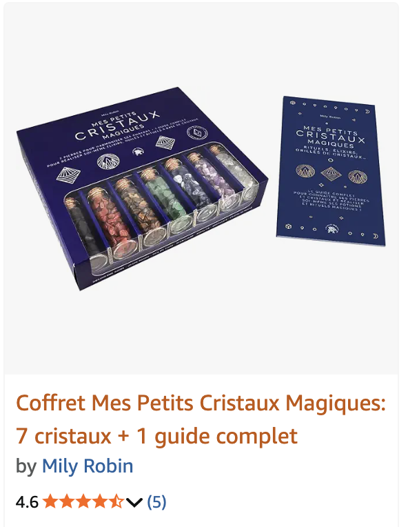 Avis Amazon sur un livre de Mily Robin