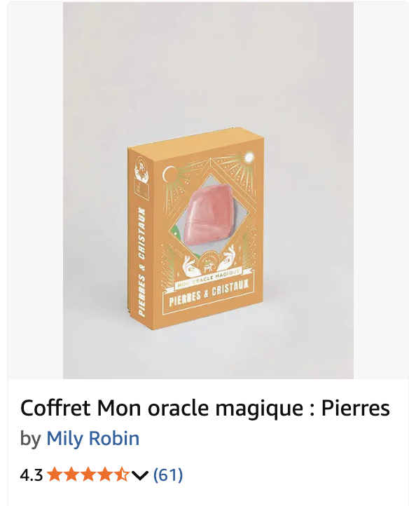Avis Amazon sur un livre de Mily Robin