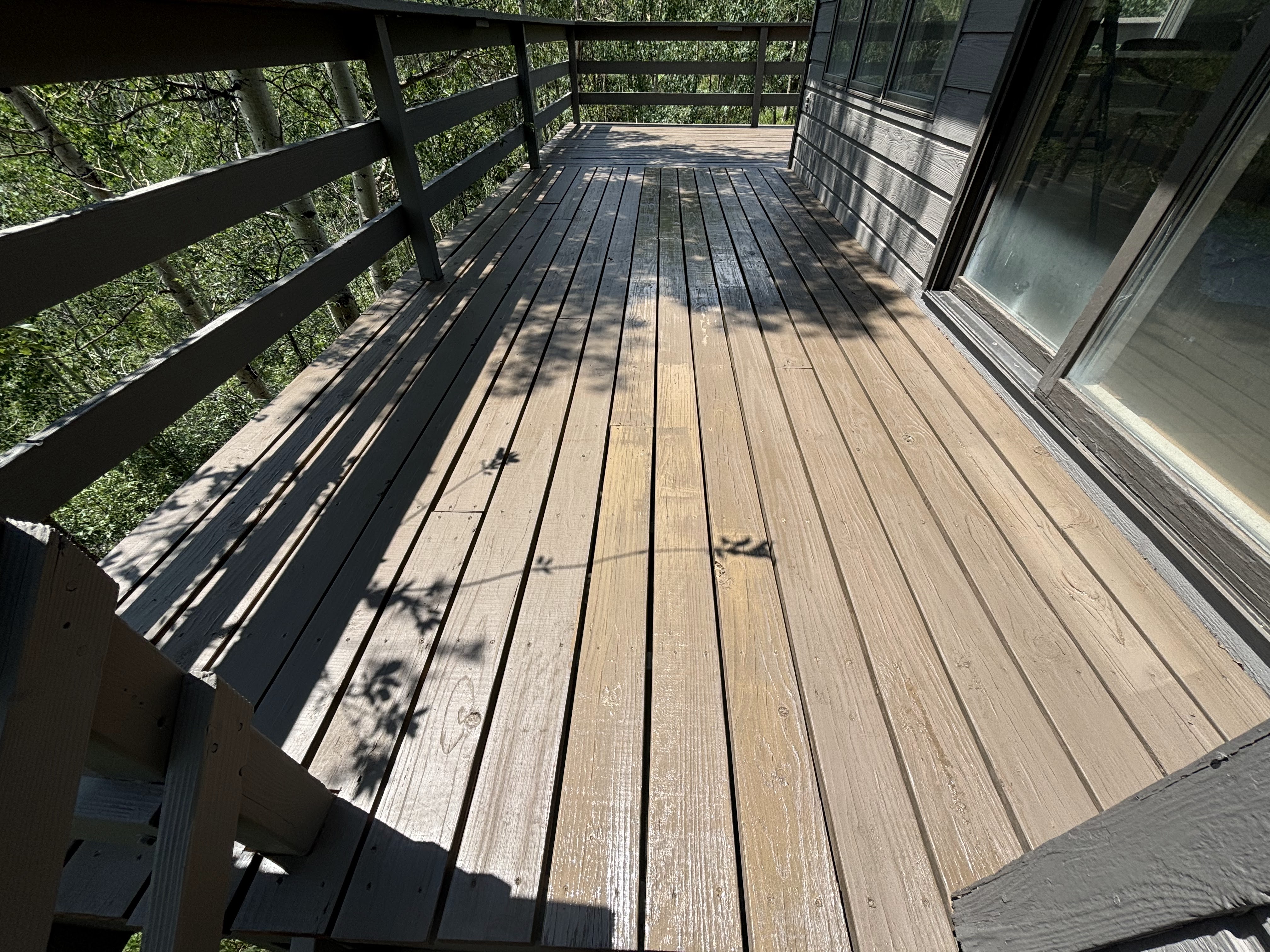 Deck & Exterior Wood Staining project by Mountain Man Painting in Colorado