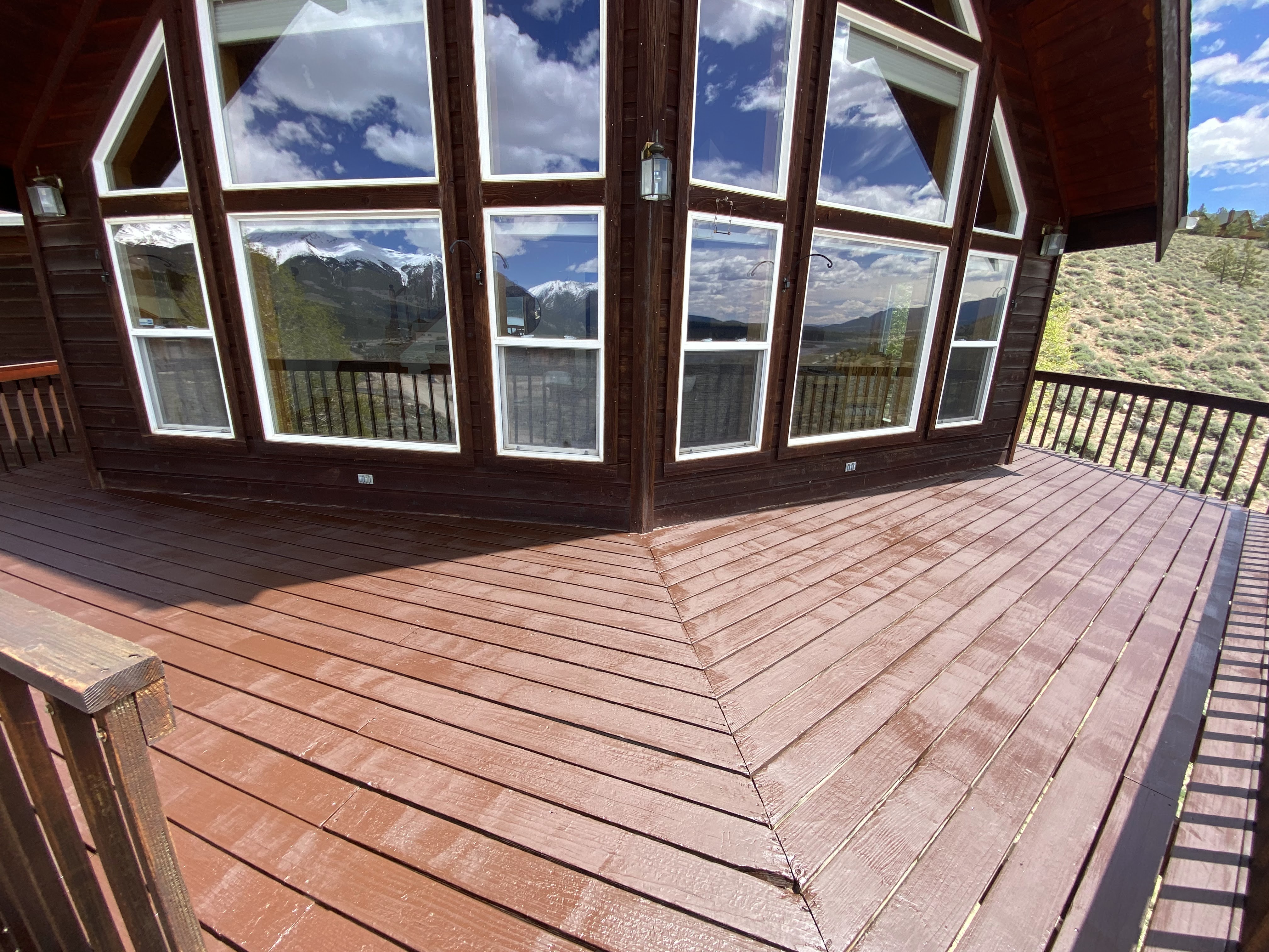 Deck & Exterior Wood Staining project by Mountain Man Painting in Colorado
