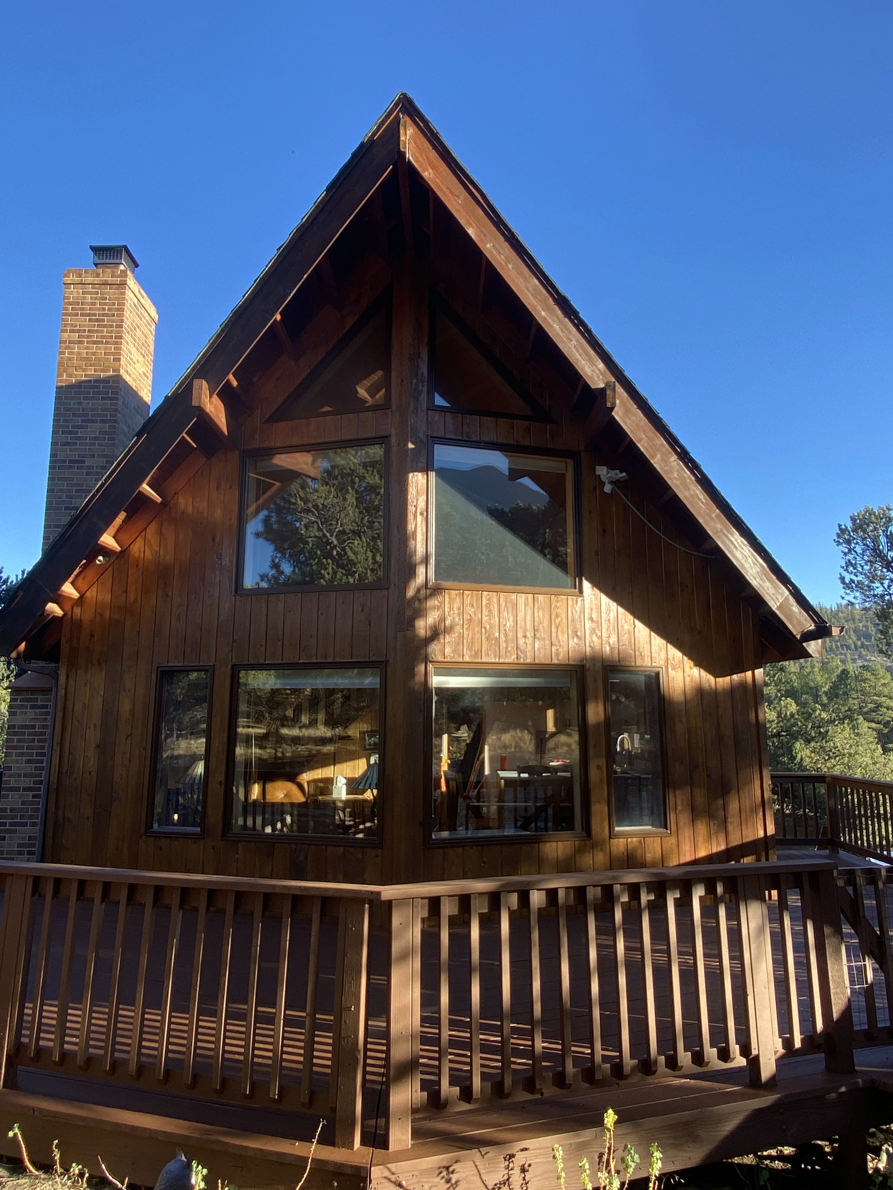 Deck & Exterior Wood Staining project by Mountain Man Painting in Colorado