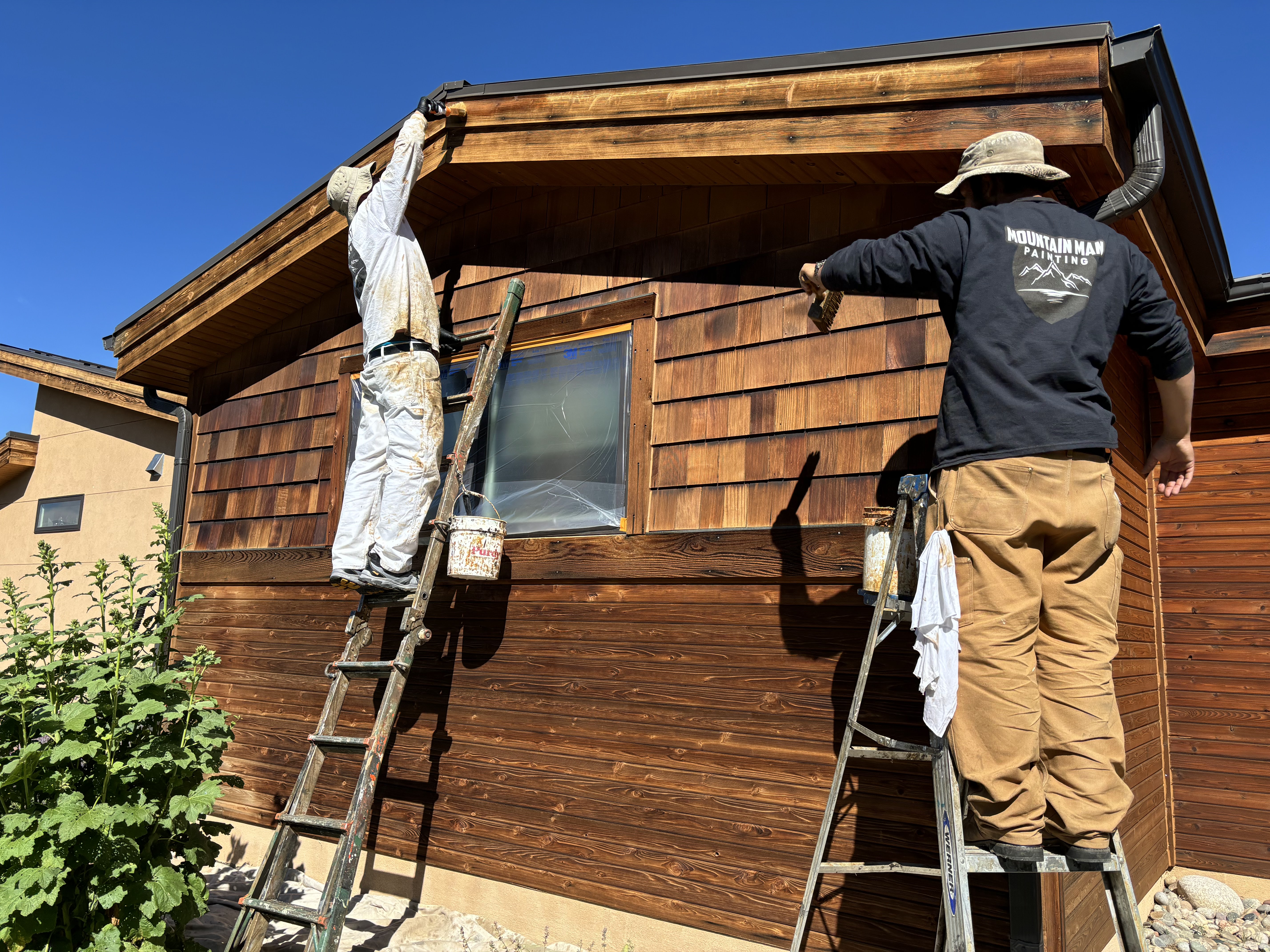 Deck & Exterior Wood Staining project by Mountain Man Painting in Colorado