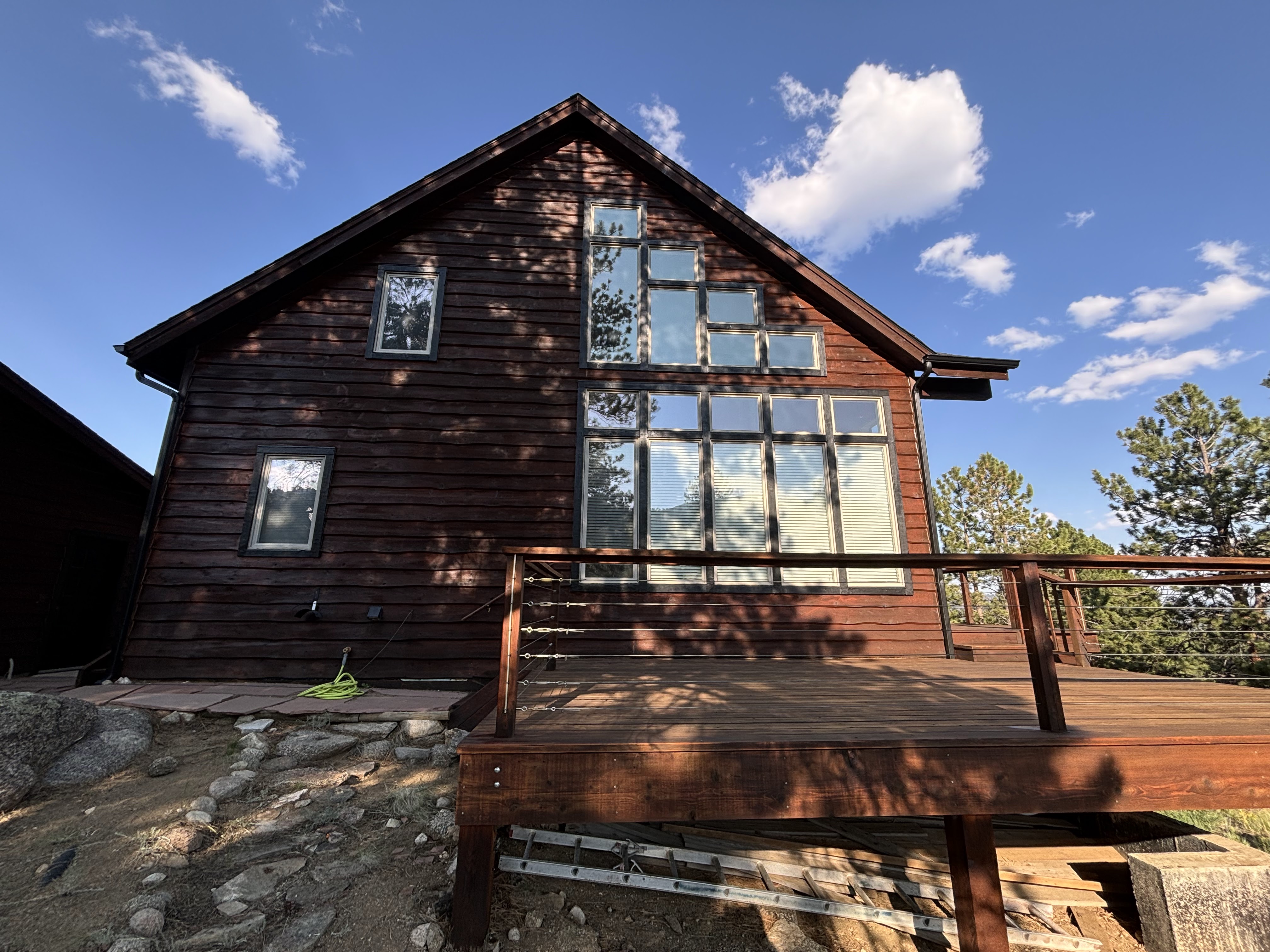 Deck & Exterior Wood Staining project by Mountain Man Painting in Colorado