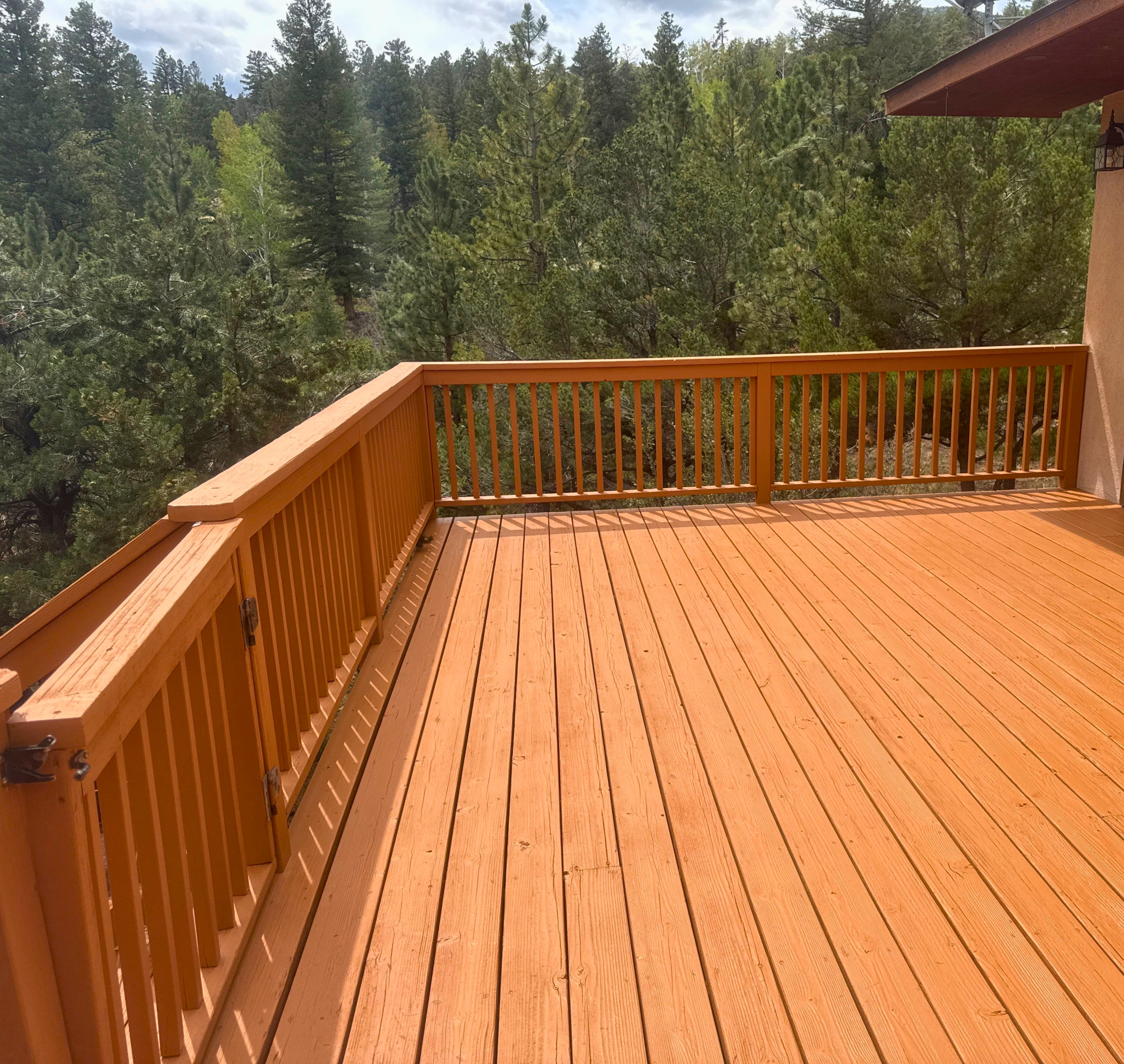 Deck & Exterior Wood Staining project by Mountain Man Painting in Colorado