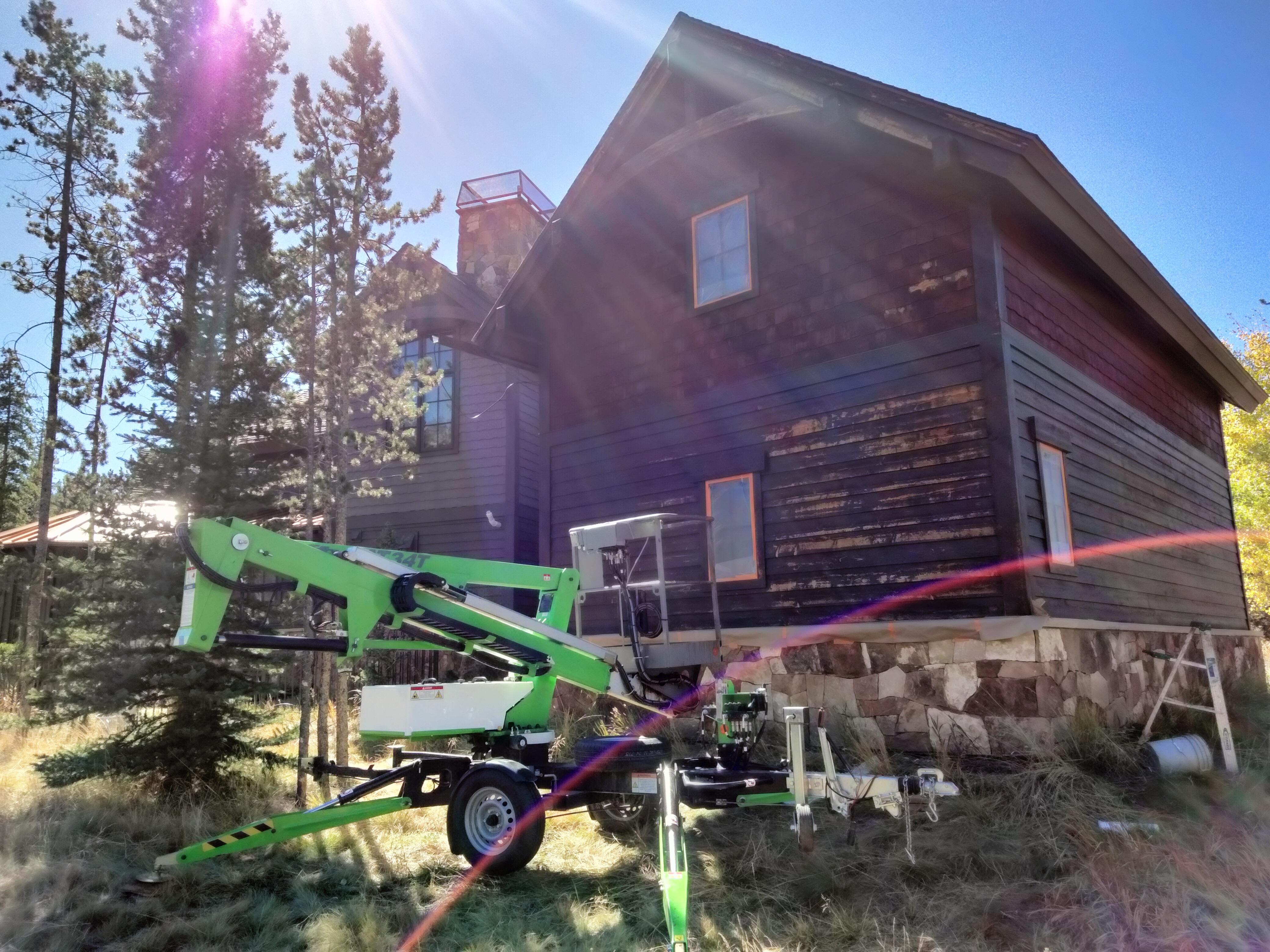 Deck & Exterior Wood Staining project by Mountain Man Painting in Colorado