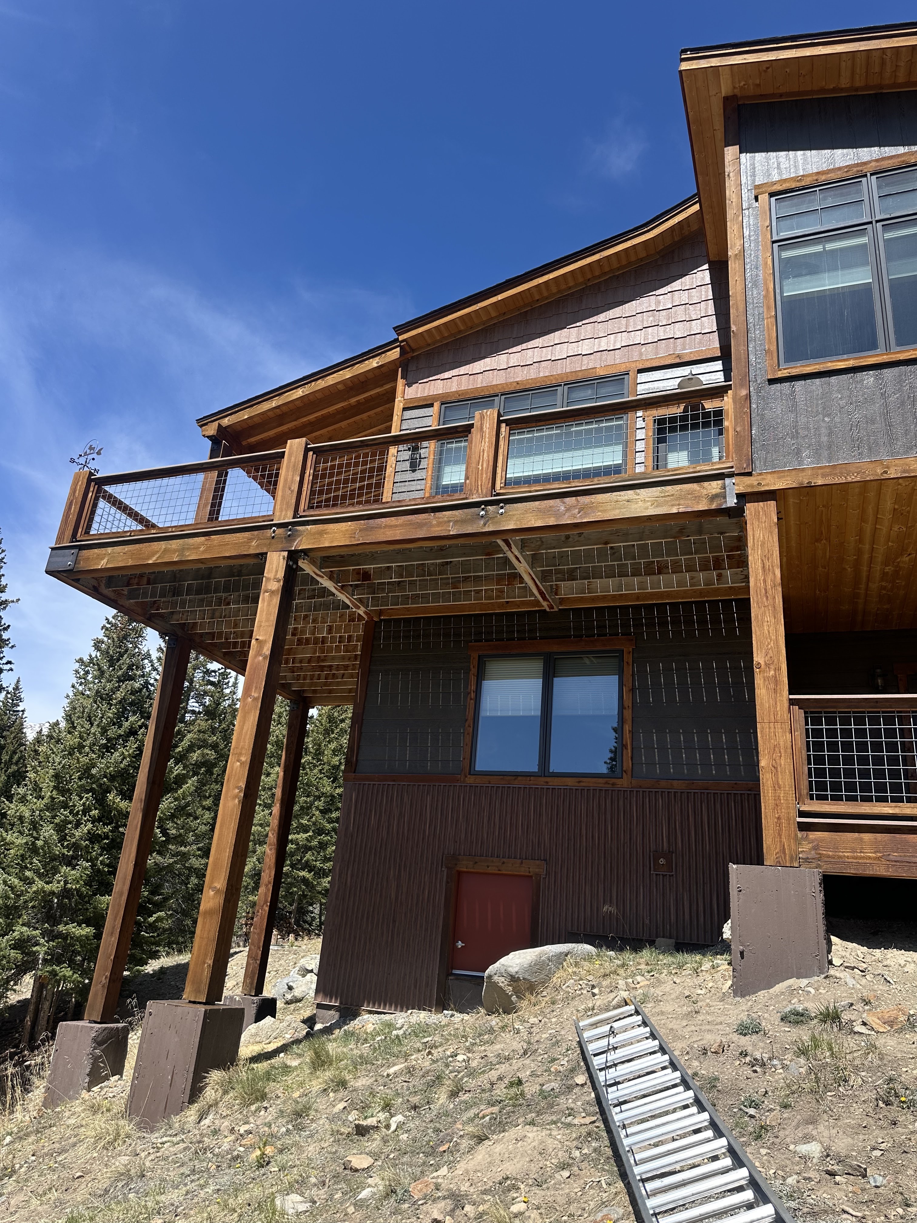Deck & Exterior Wood Staining project by Mountain Man Painting in Colorado