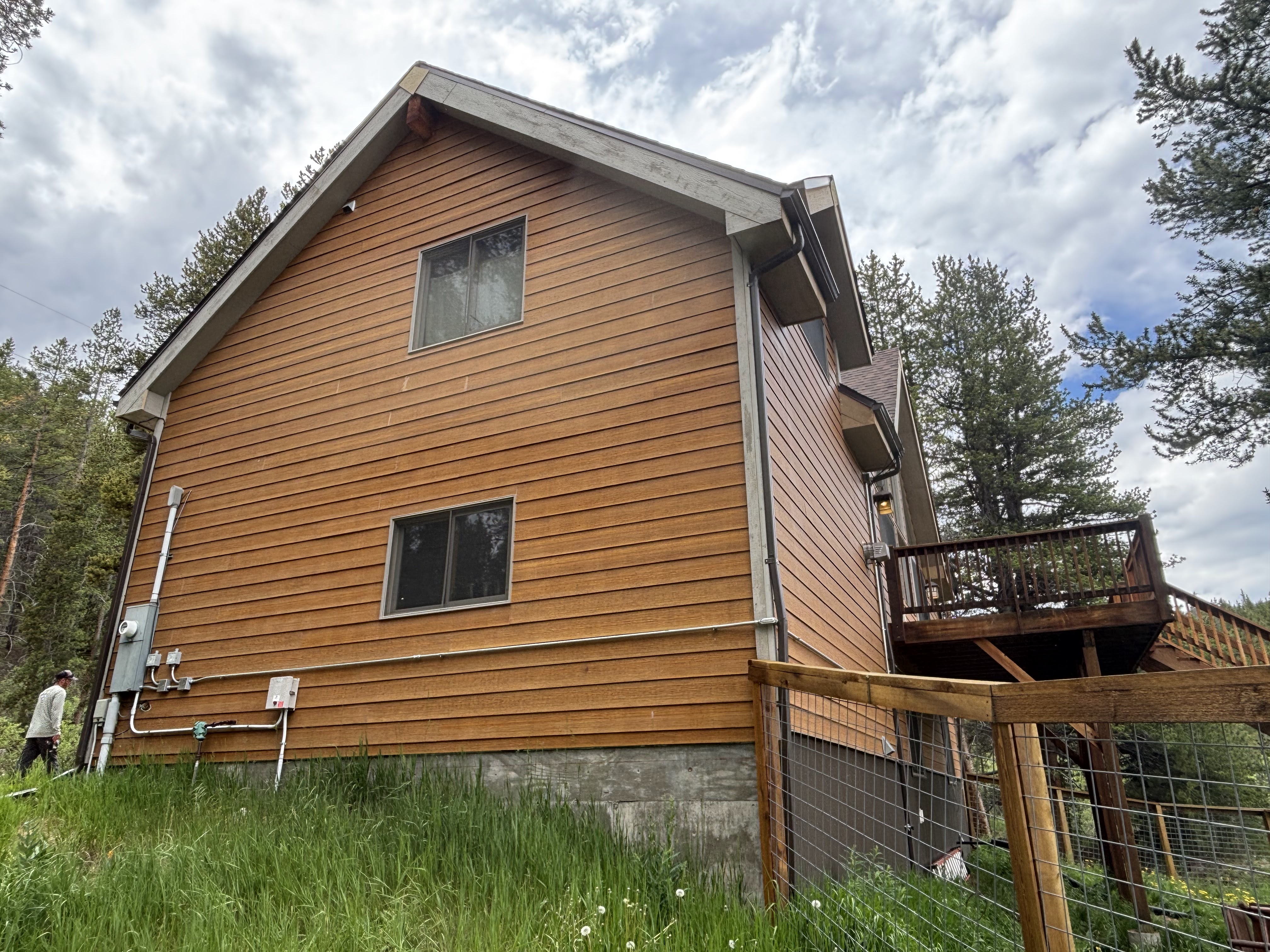 Deck & Exterior Wood Staining project by Mountain Man Painting in Colorado
