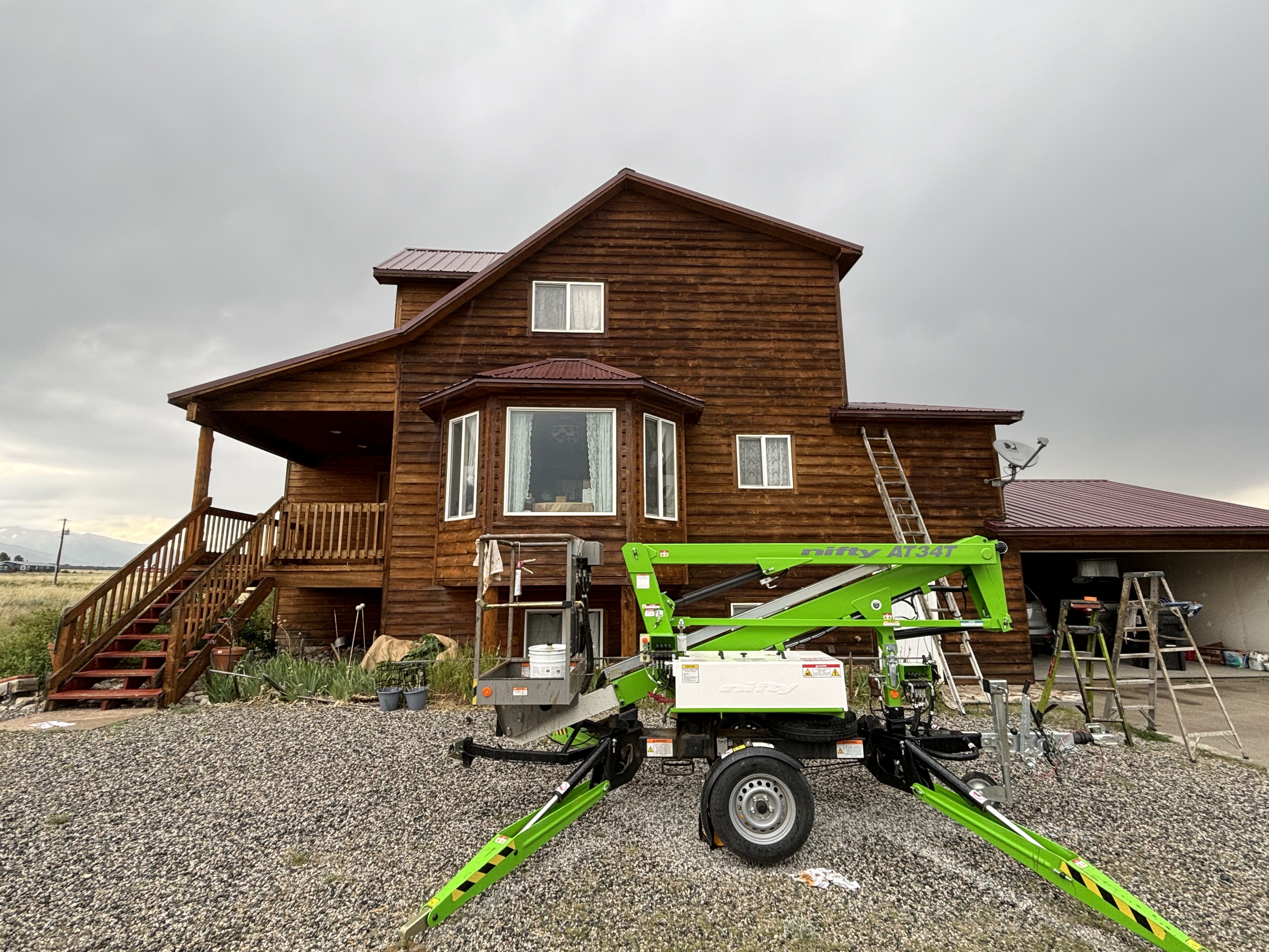 Deck & Exterior Wood Staining project by Mountain Man Painting in Colorado