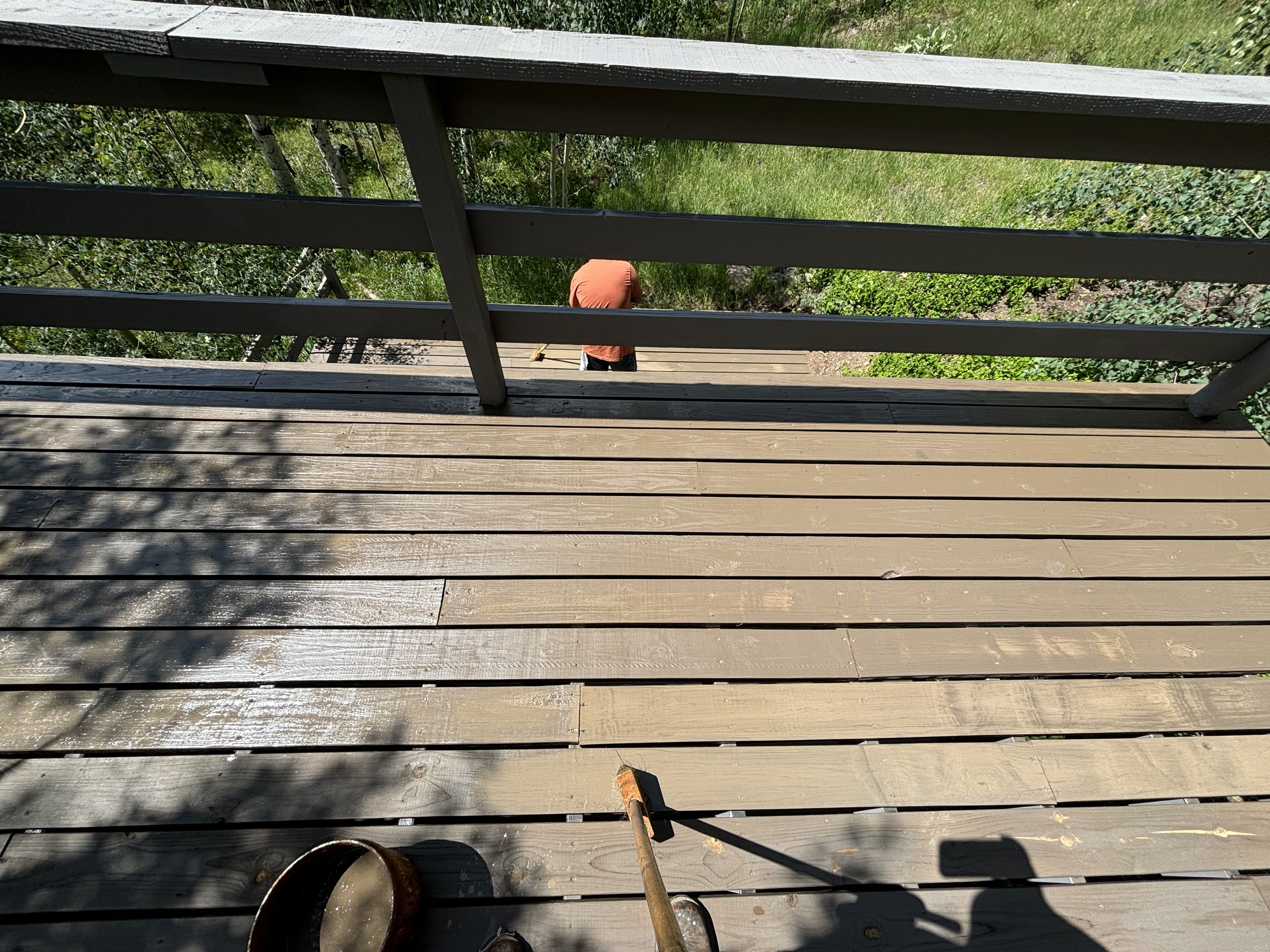 Deck & Exterior Wood Staining project by Mountain Man Painting in Colorado