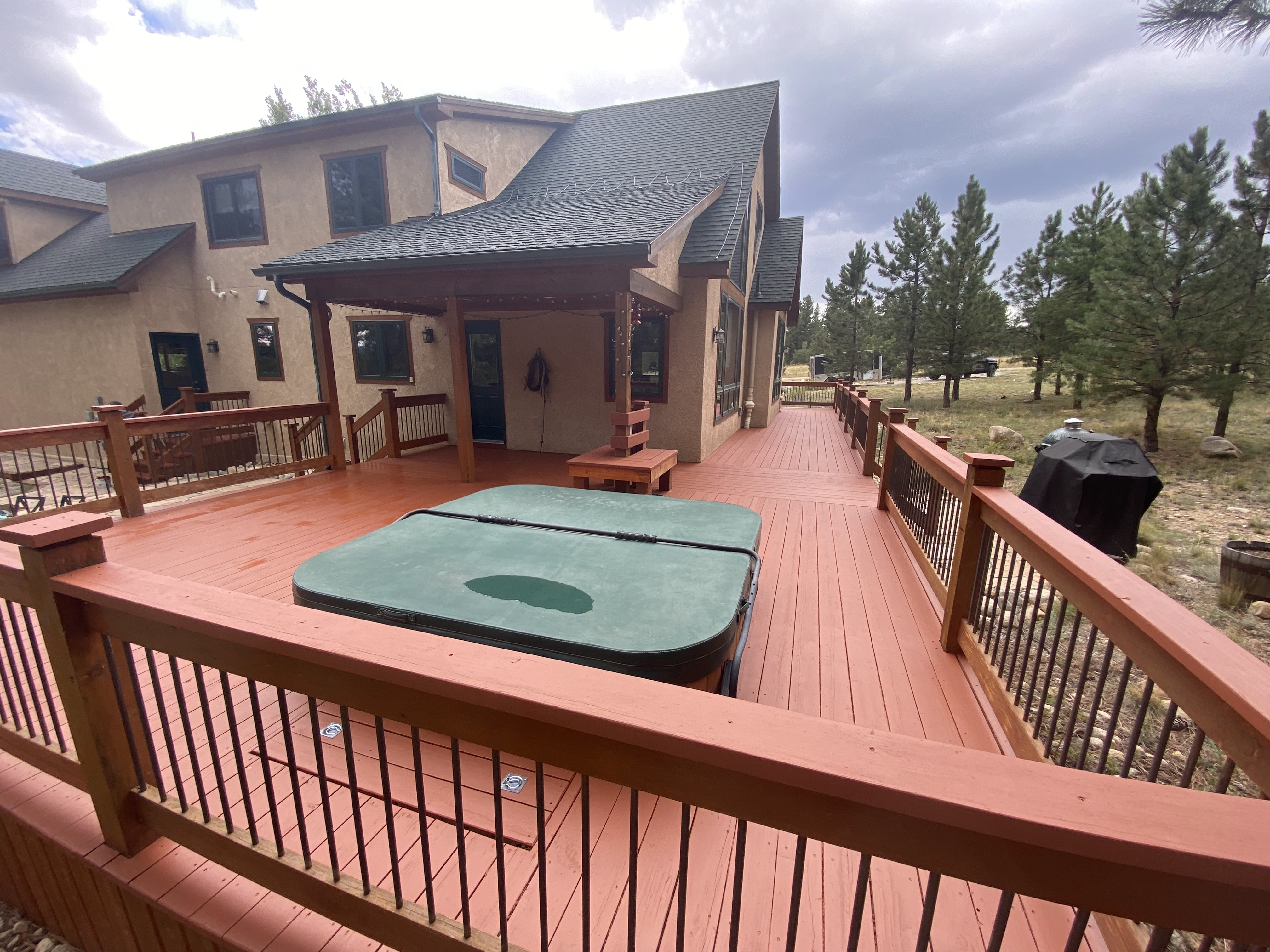 Deck & Exterior Wood Staining project by Mountain Man Painting in Colorado