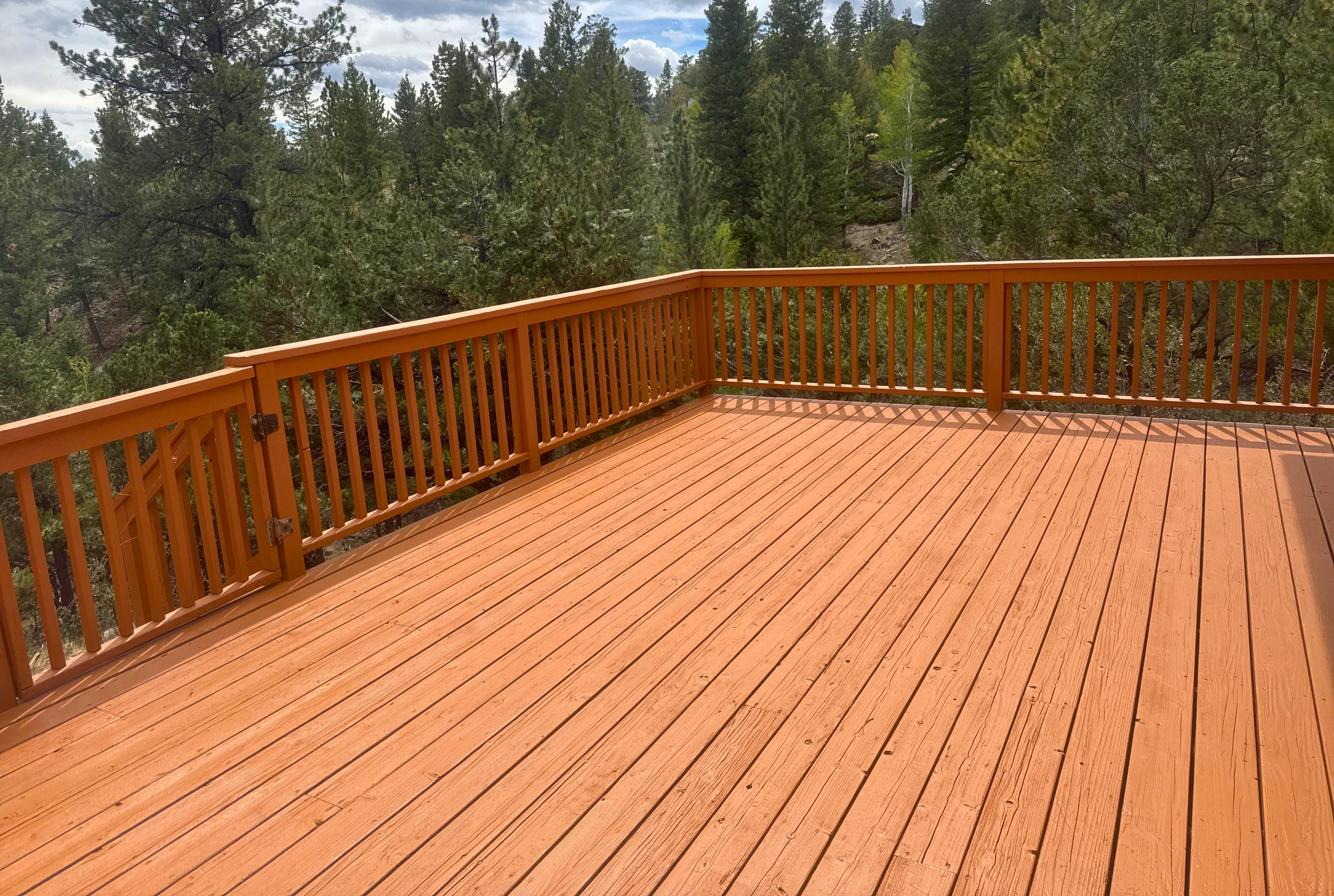 Deck & Exterior Wood Staining project by Mountain Man Painting in Colorado